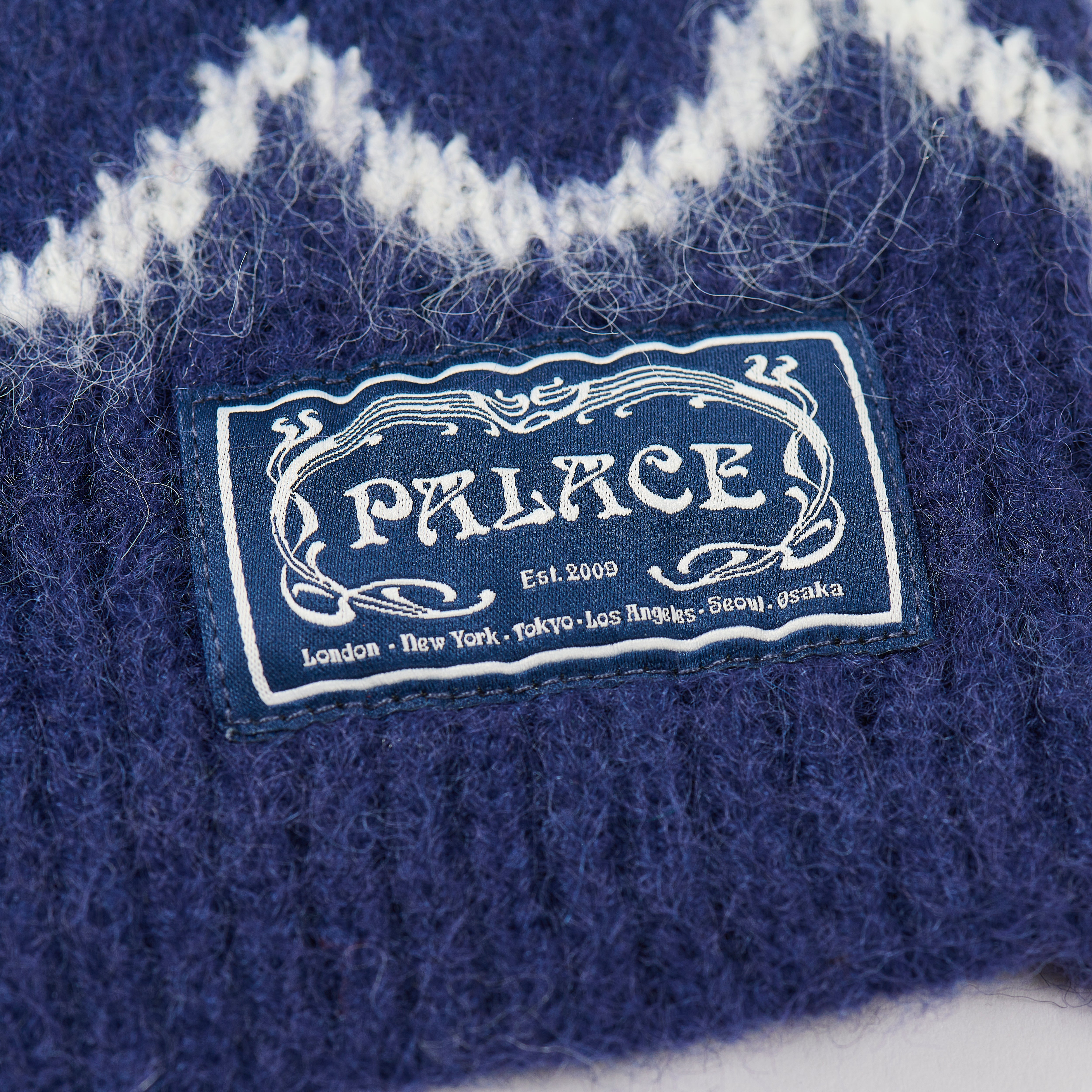 Thumbnail HAIRY HEART KNIT BLUE one color