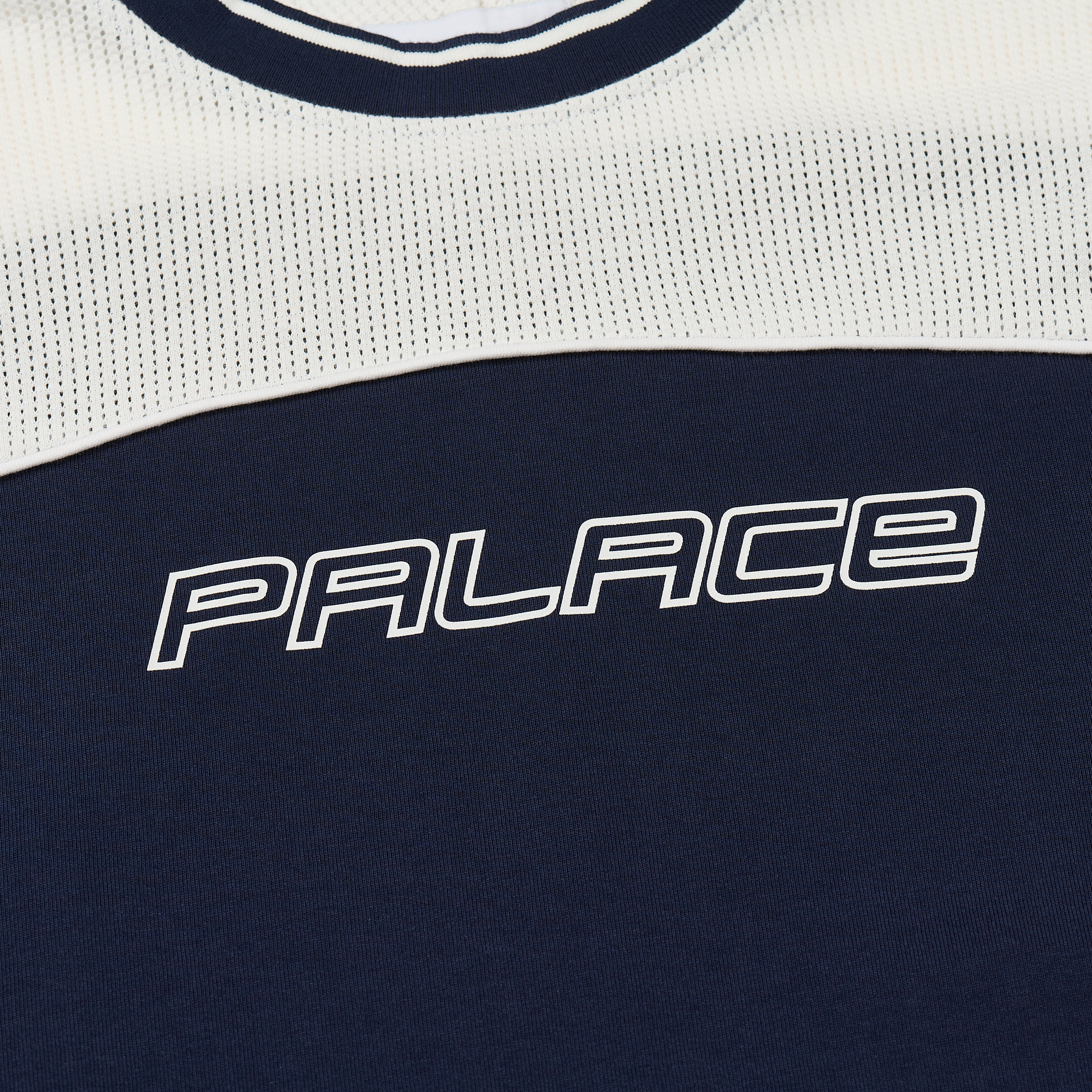 Thumbnail MESH PANEL LONGSLEEVE NAVY one color