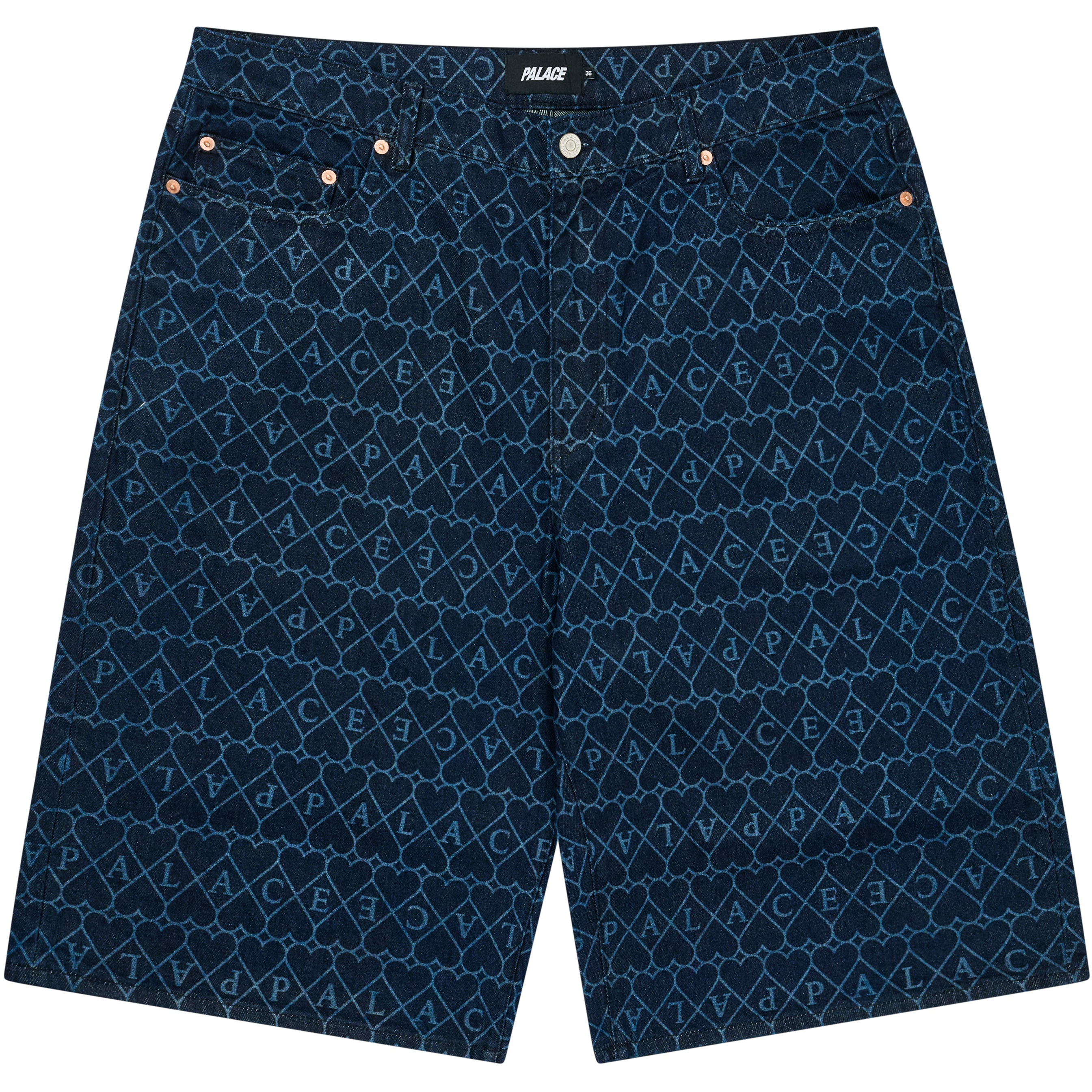 Thumbnail HEART DENIM SHORT INDIGO one color