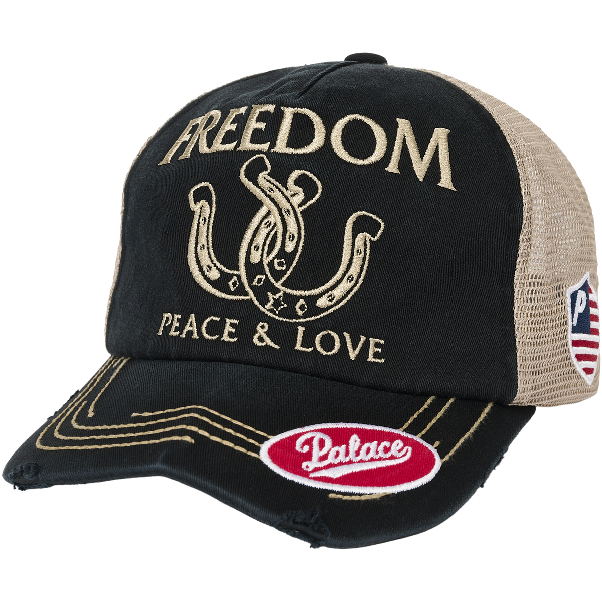 Thumbnail FREEDOM DISTRESSED TRUCKER BLACK one color