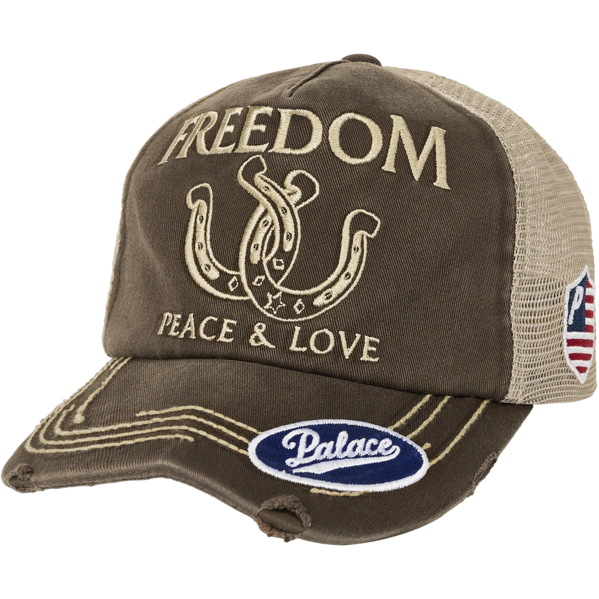 Thumbnail FREEDOM DISTRESSED TRUCKER FOX one color