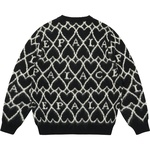 Thumbnail HAIRY HEART KNIT BLACK one color