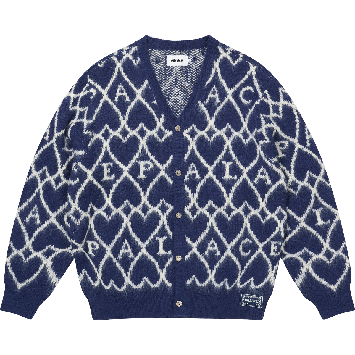 Thumbnail HAIRY HEART KNIT BLUE one color