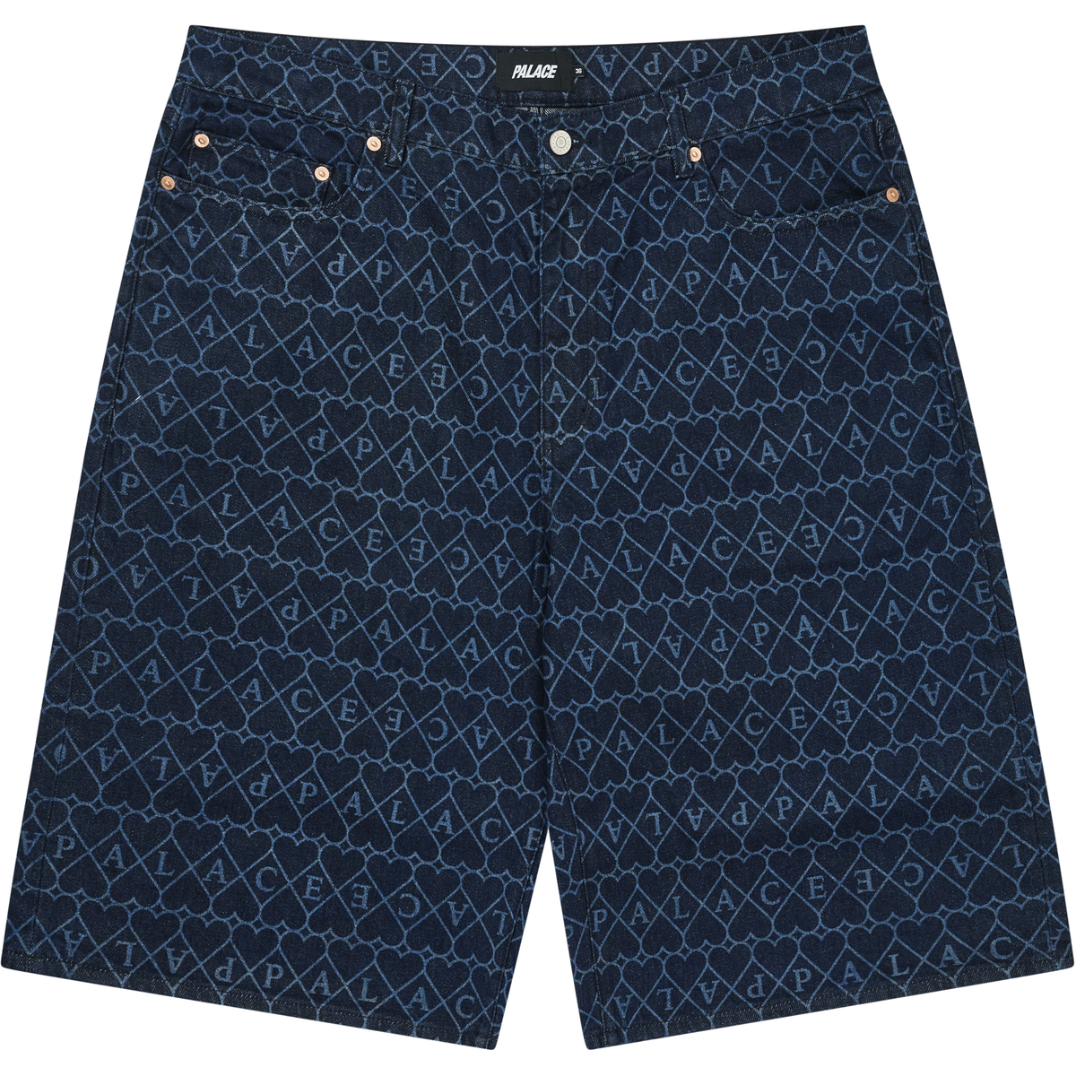 Thumbnail HEART DENIM SHORT INDIGO one color
