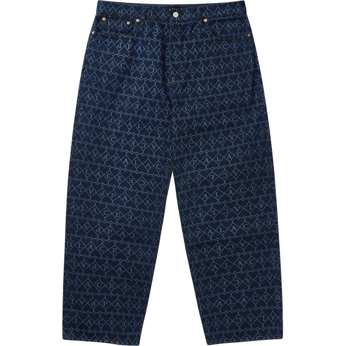 Thumbnail P90 BAGGY JEAN INDIGO HEART one color