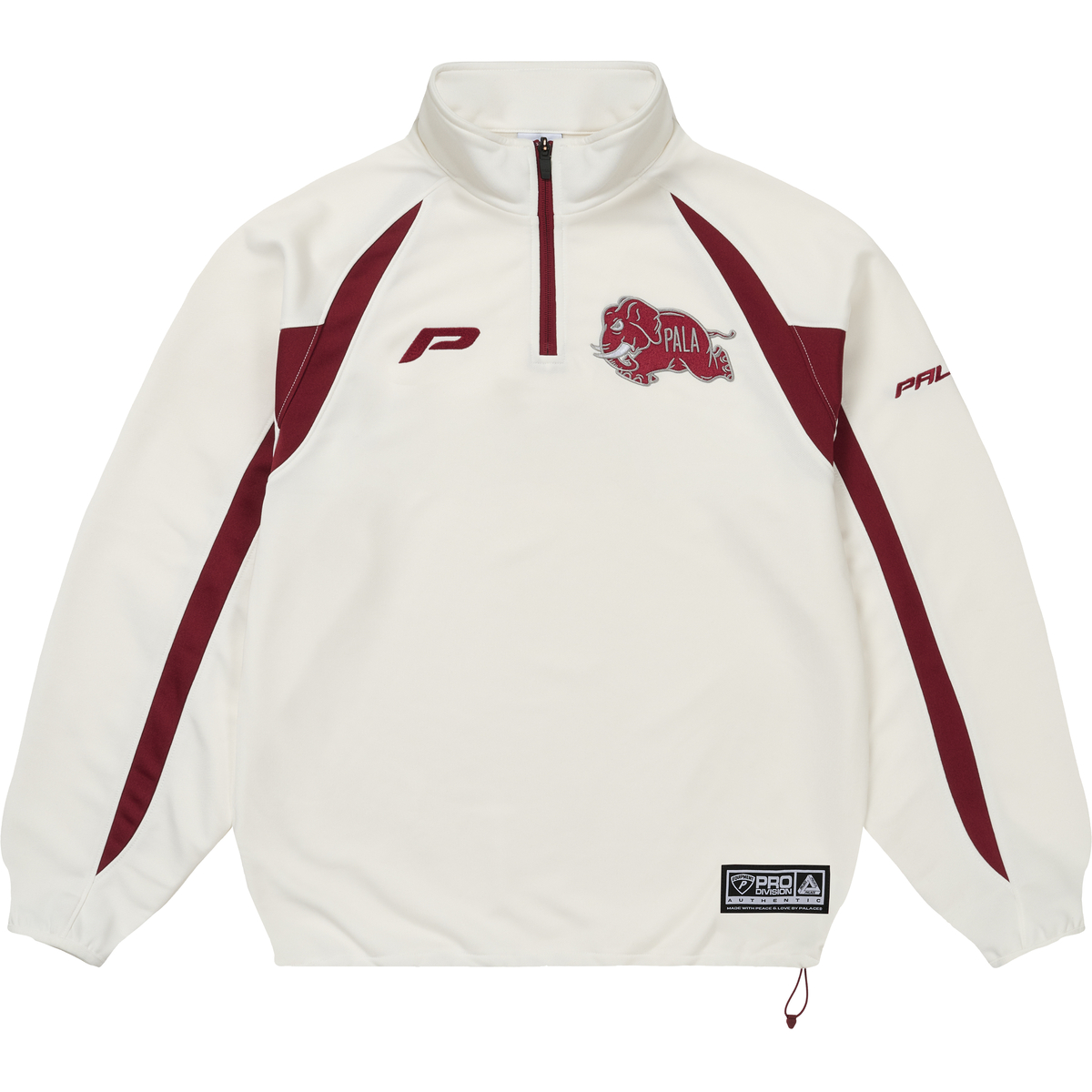 Thumbnail PALABAMA QUARTER ZIP WHITE one color