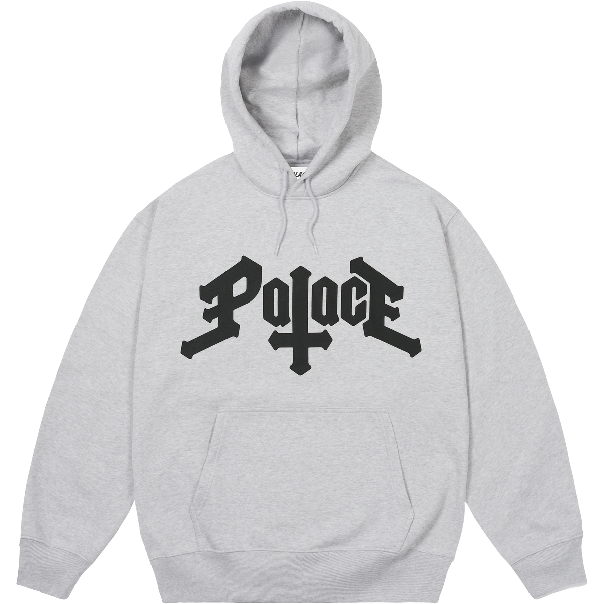 Thumbnail PALACE CROSS HOOD GREY MARL one color