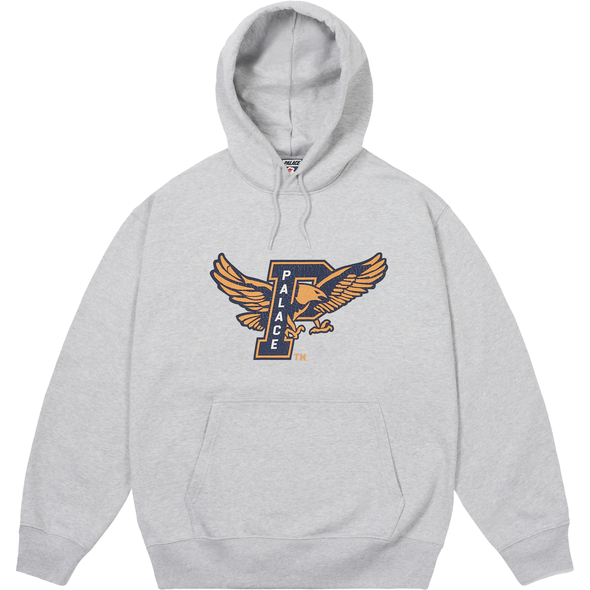 PALACE EAGLES HOOD GREY MARL one color