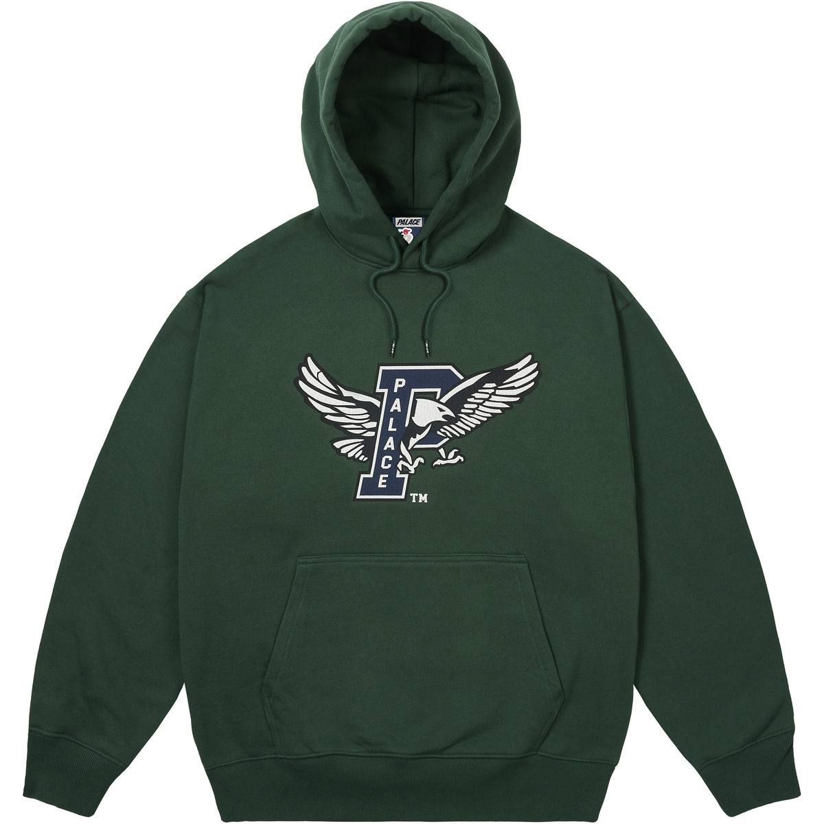 PALACE EAGLES HOOD RACEY GREEN one color