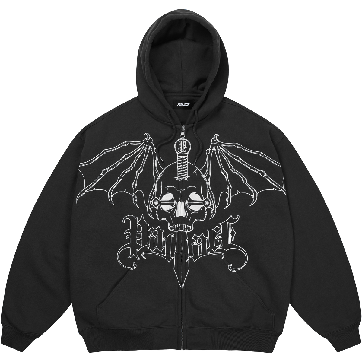 WINGSPAN TRIPLE STITCH HOOD BLACK one color