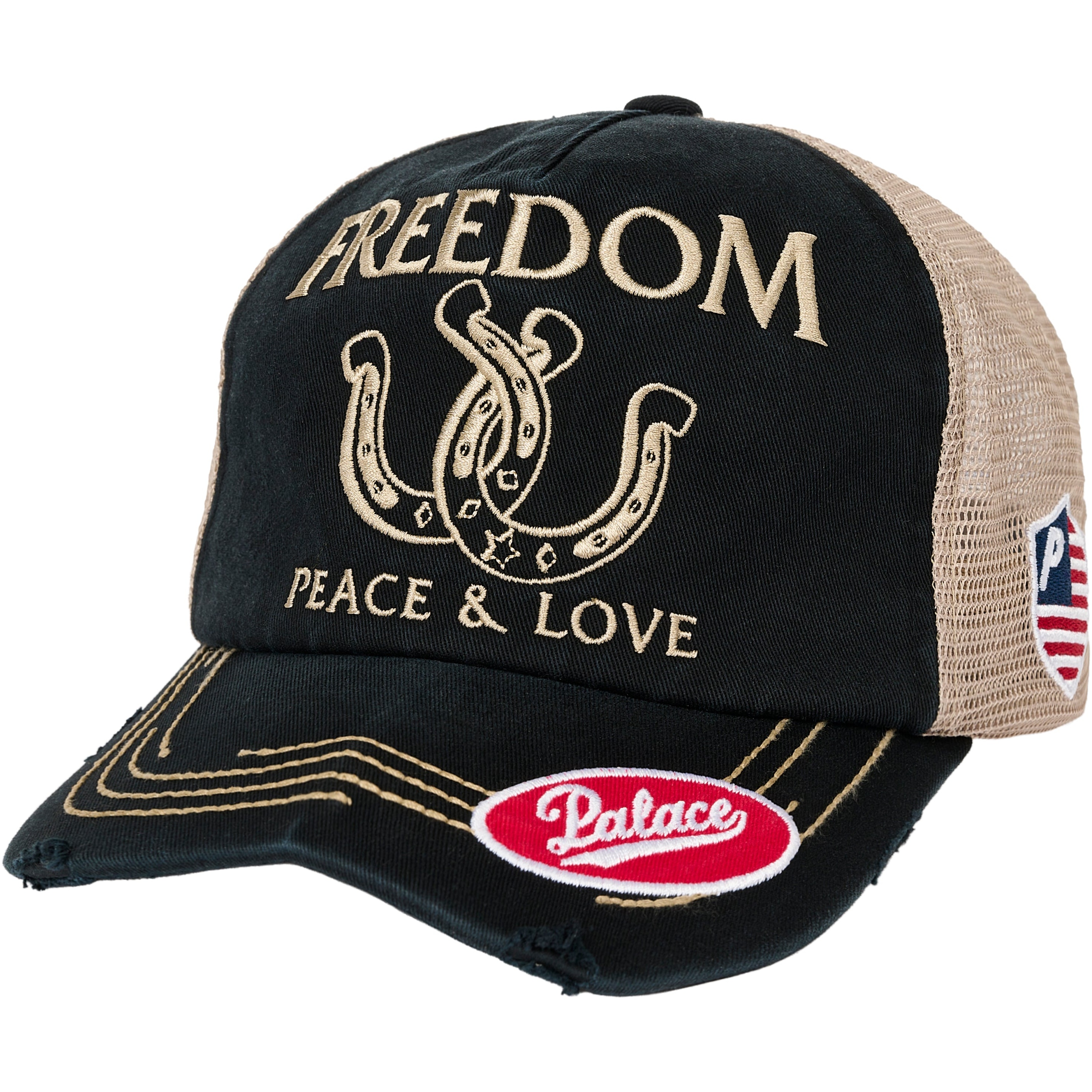 Thumbnail FREEDOM DISTRESSED TRUCKER BLACK one color