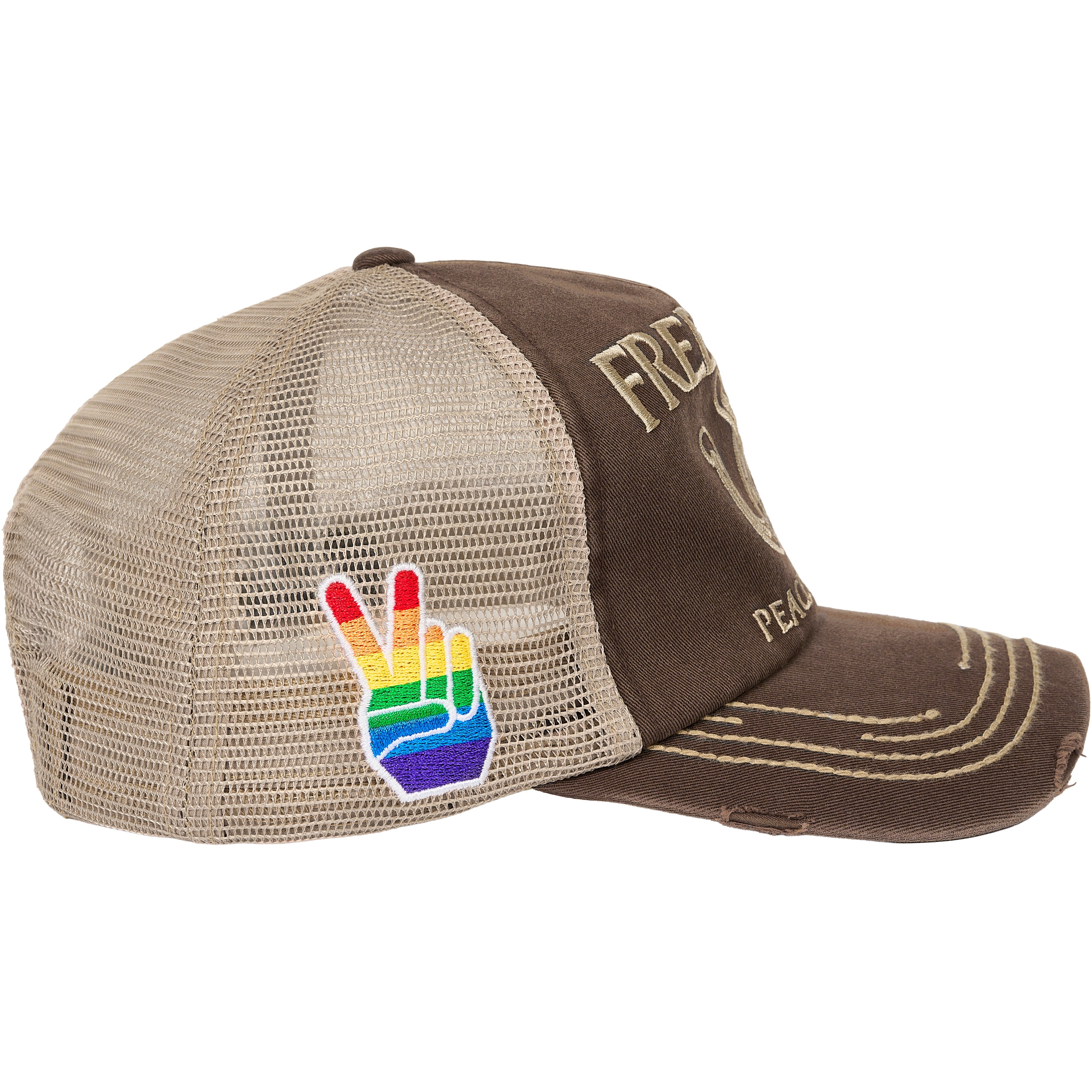 Thumbnail FREEDOM DISTRESSED TRUCKER FOX one color