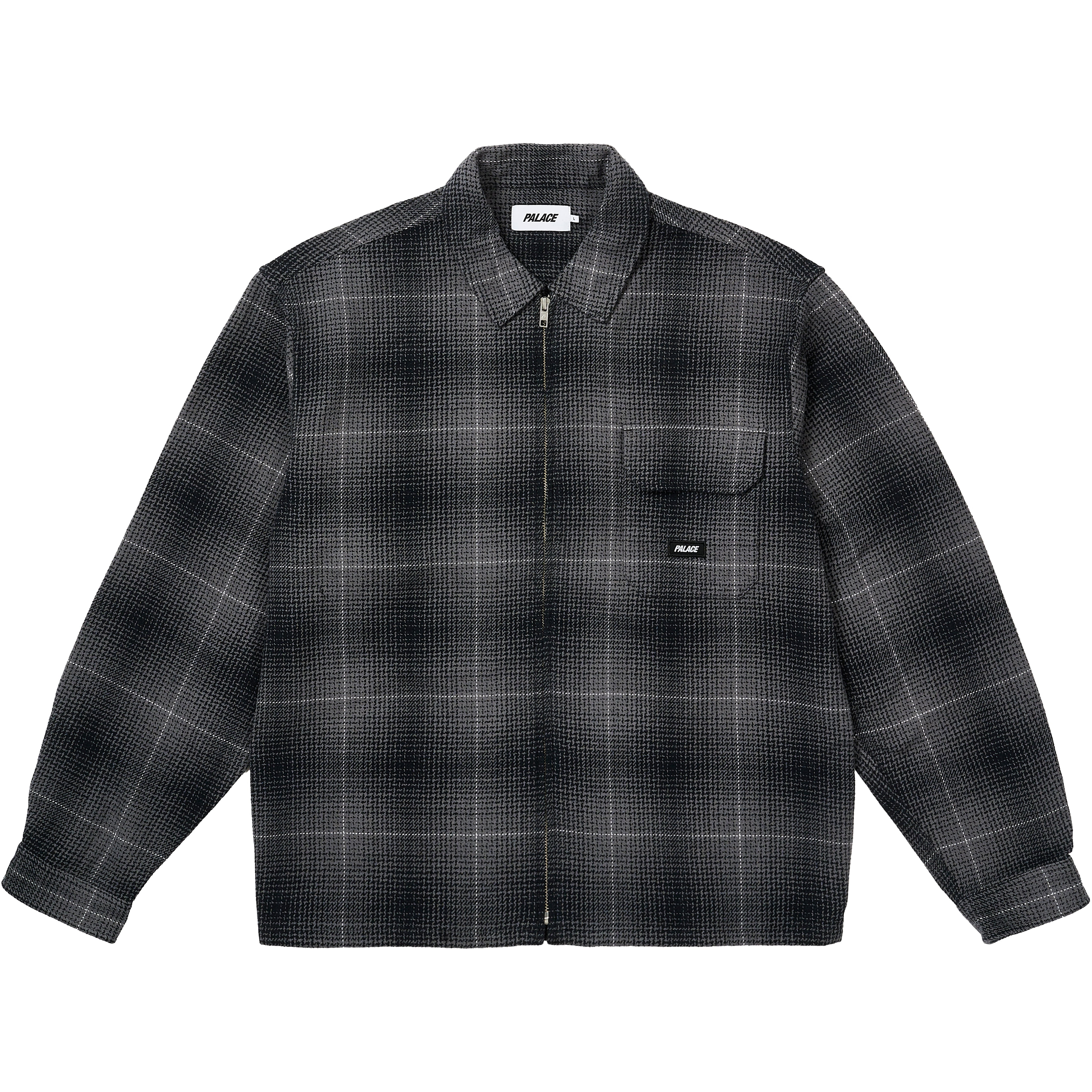 Thumbnail GHOST ZIP SHIRT BLACK one color