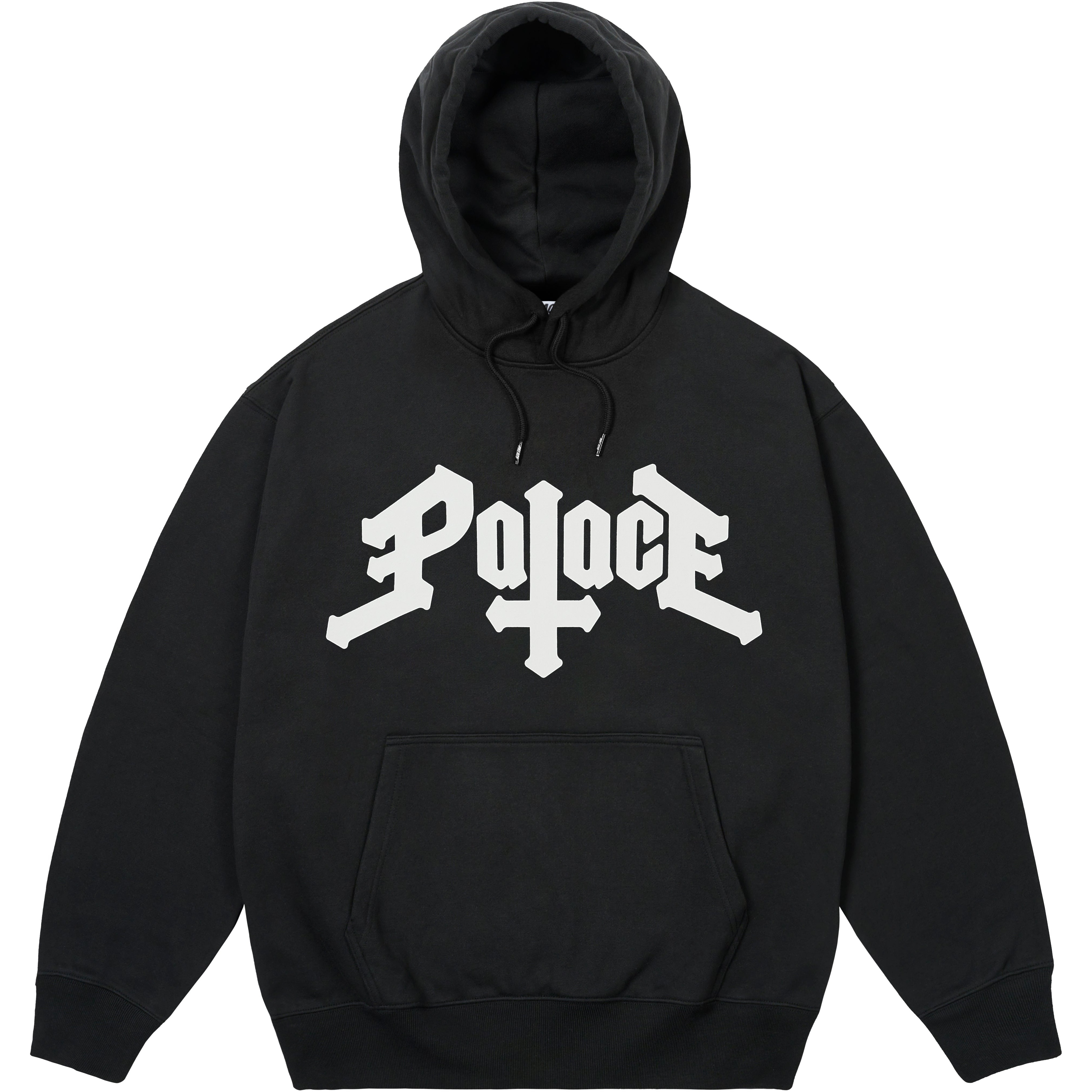 Thumbnail PALACE CROSS HOOD BLACK one color