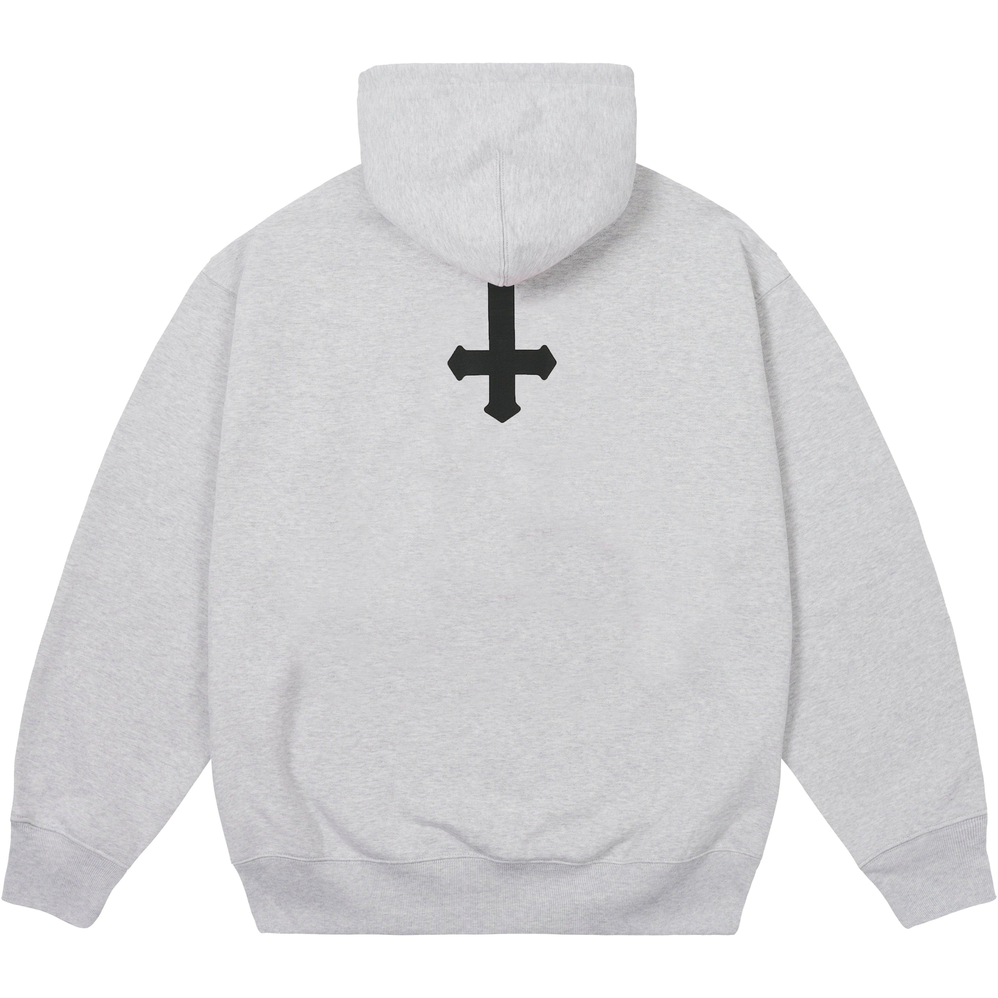 Thumbnail PALACE CROSS HOOD GREY MARL one color