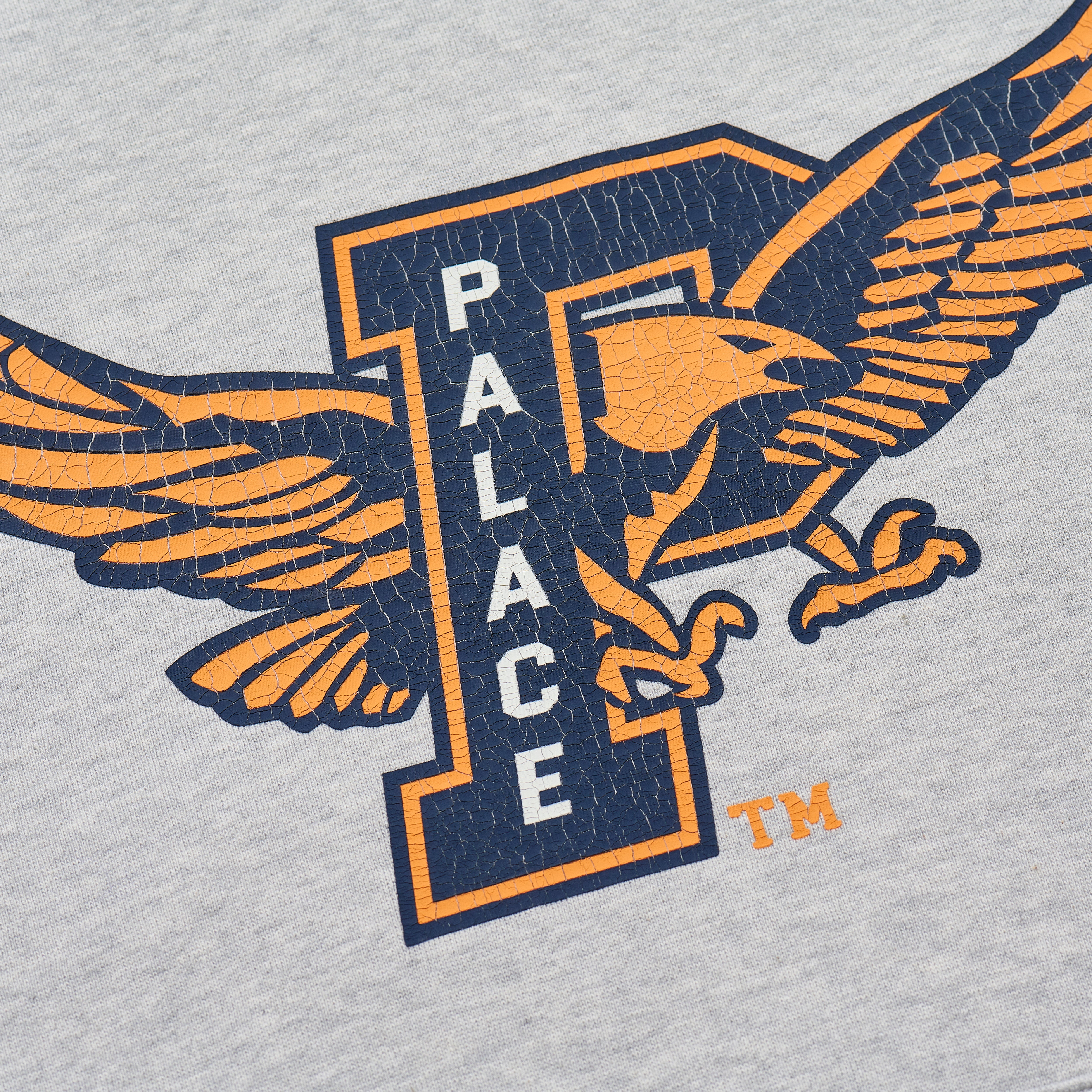 Thumbnail PALACE EAGLES HOOD GREY MARL one color