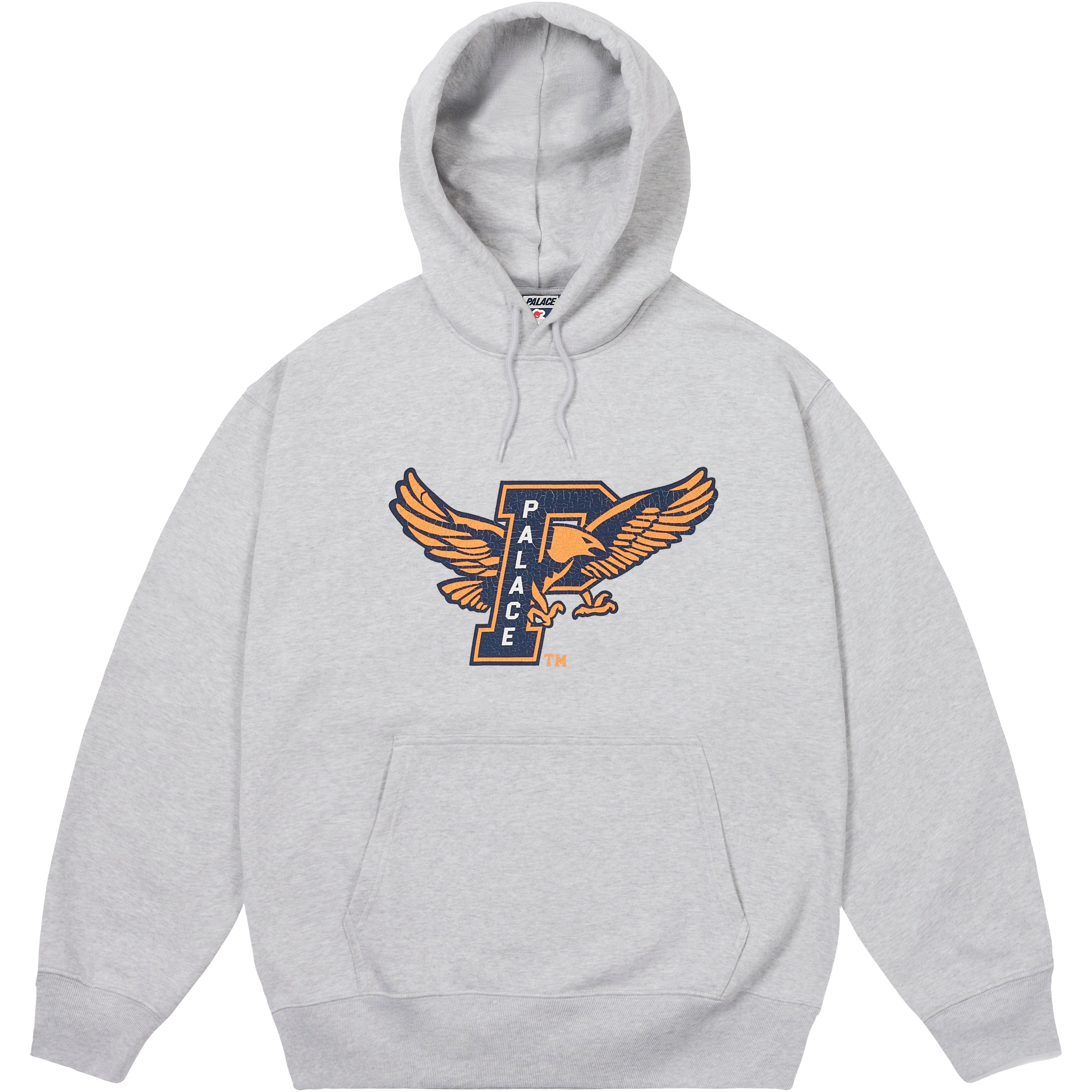 Thumbnail PALACE EAGLES HOOD GREY MARL one color