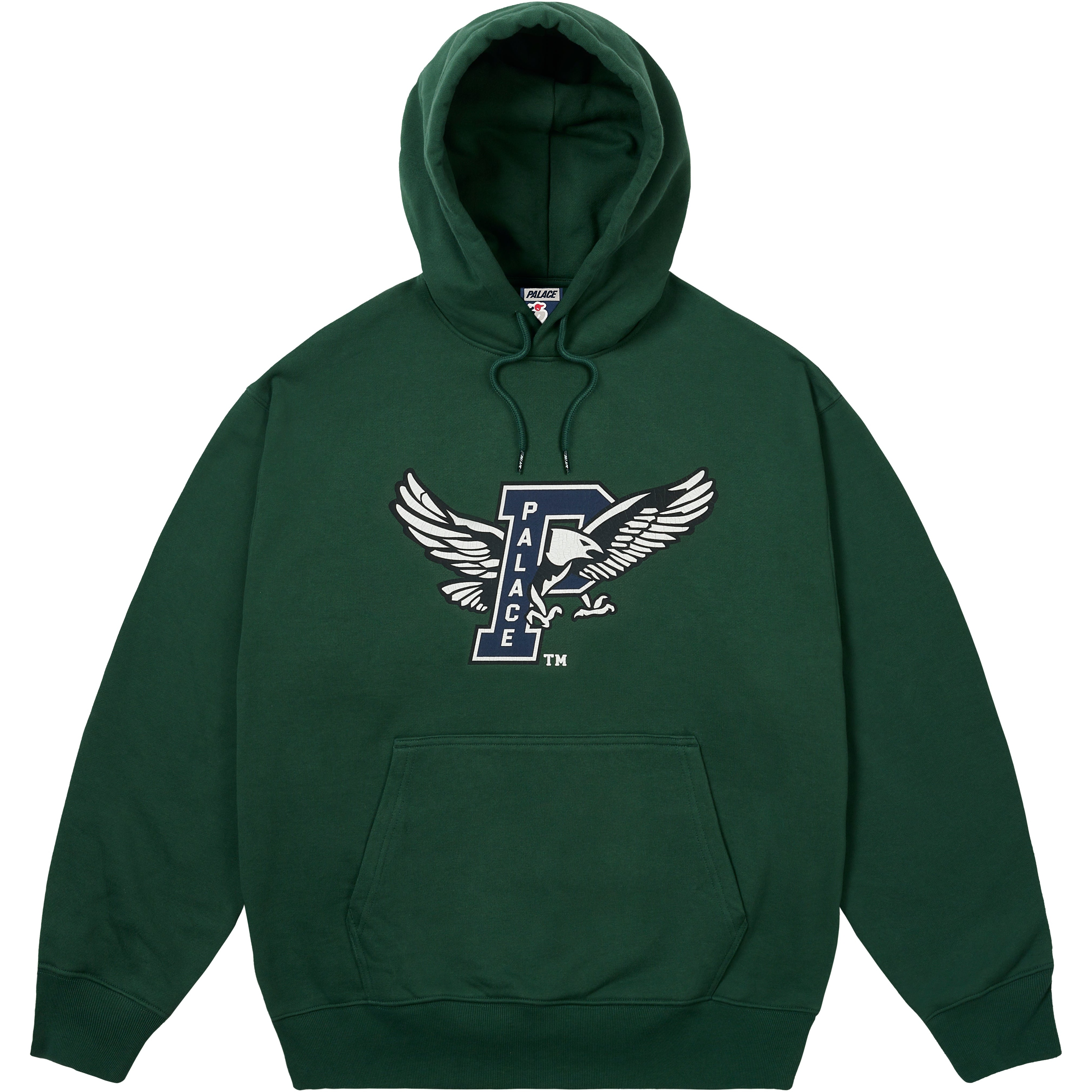 Thumbnail PALACE EAGLES HOOD RACEY GREEN one color