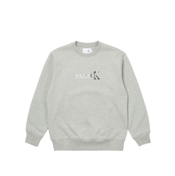 Thumbnail CK1 PALACE CREW LIGHT GREY HEATHER one color