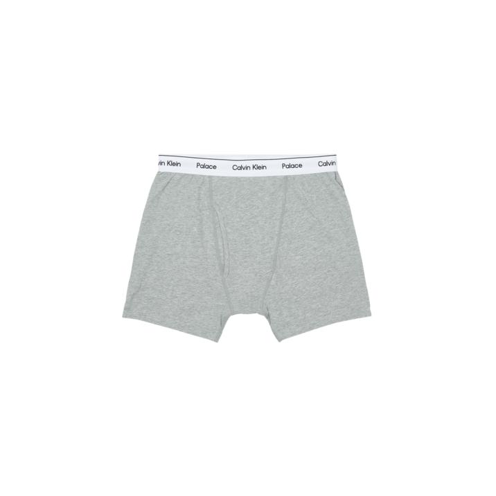 CK1 PALACE BOXER BRIEF 3PK CLASSIC WHITE / LIGHT GREY HEATHER / BLACK one color