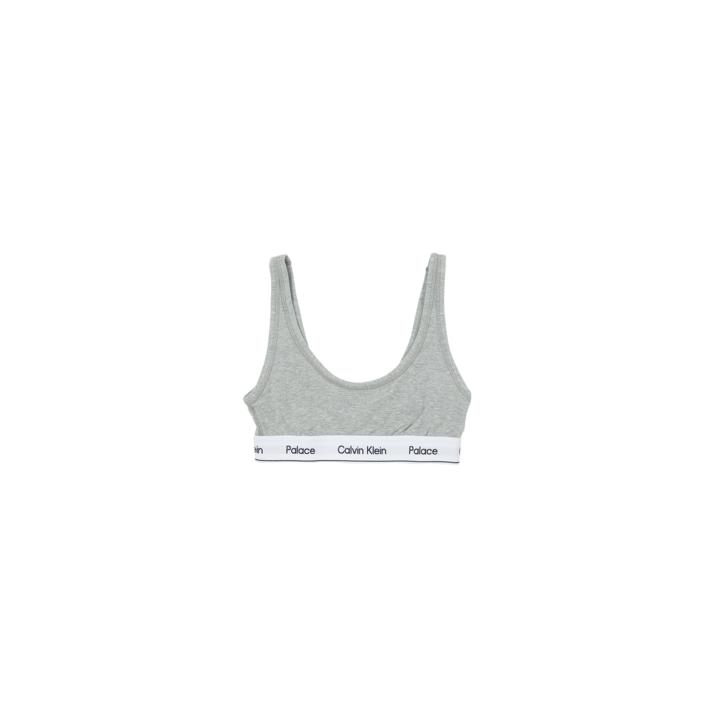 CK1 PALACE UNLINED BRALETTE LIGHT GREY HEATHER one color