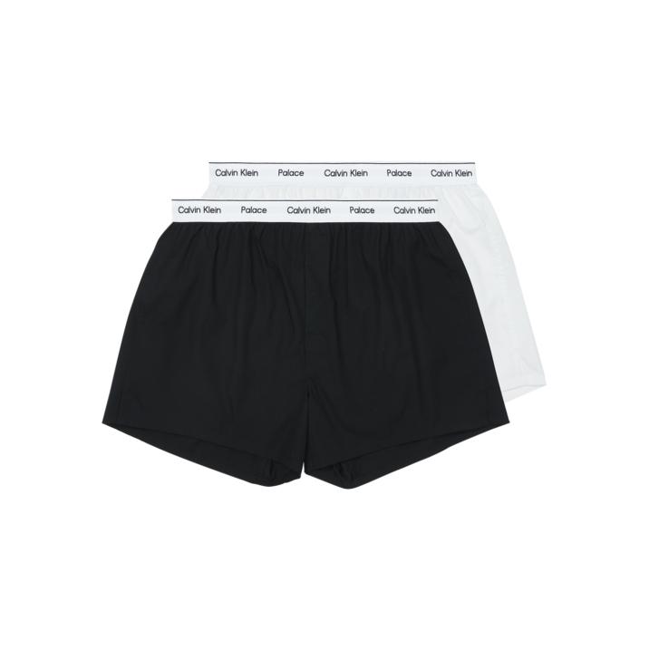 Thumbnail CK1 PALACE WOVEN BOXER 2PK CLASSIC WHITE / BLACK one color