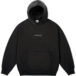 Thumbnail BAFFLED FONT HOOD BLACK one color