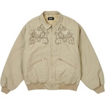 Thumbnail FLORAL CANVAS BOMBER JACKET STONEY GREY one color