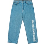 Thumbnail P90 COLLEGE STRESS BAGGY JEAN STONE WASH one color