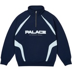 Thumbnail PALACE INTERNATIONAL 1/4 ZIP NAVY one color