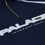 Thumbnail PALACE INTERNATIONAL 1/4 ZIP NAVY one color