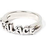 Thumbnail PALACE TGF OLD FONT RING SILVER one color