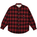 Thumbnail OMBRE FLANNEL SHIRT RED one color