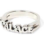 Thumbnail PALACE TGF OLD FONT RING SILVER one color