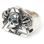 Thumbnail PALACE TGF TRI-SKULL RING SILVER one color