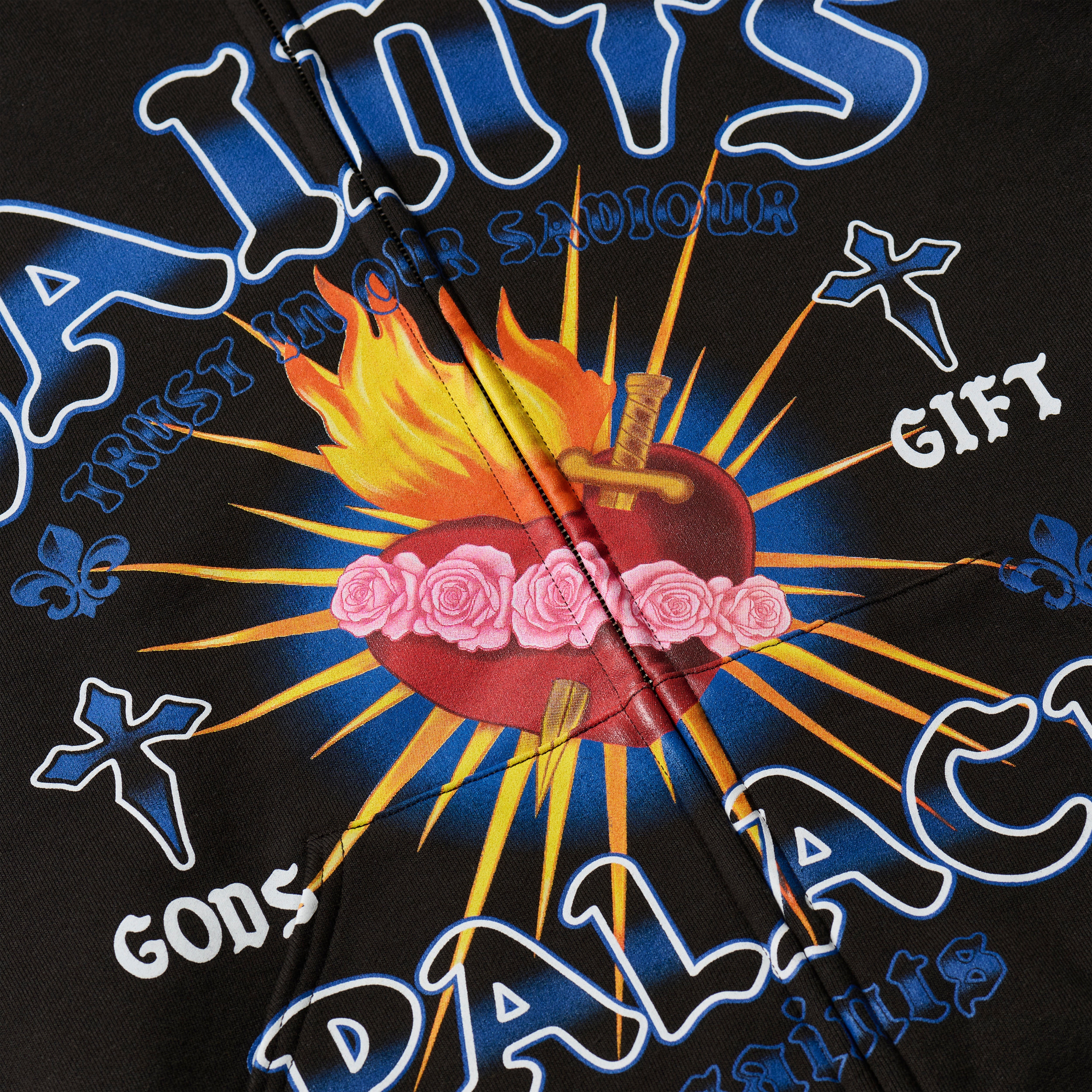 Thumbnail GODS GIFT ZIP HOOD BLACK one color