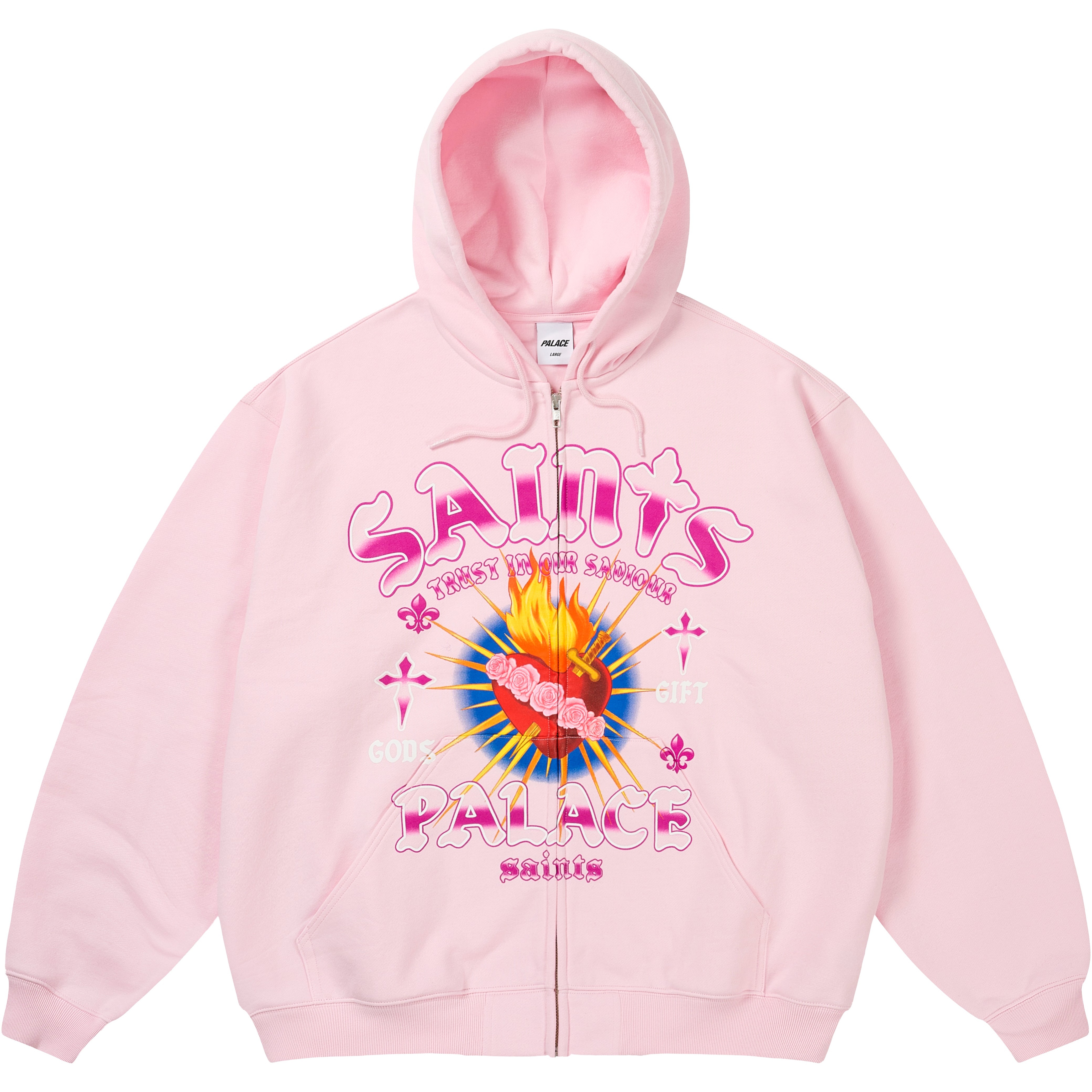 Thumbnail GODS GIFT ZIP HOOD LUSH FLUSH one color