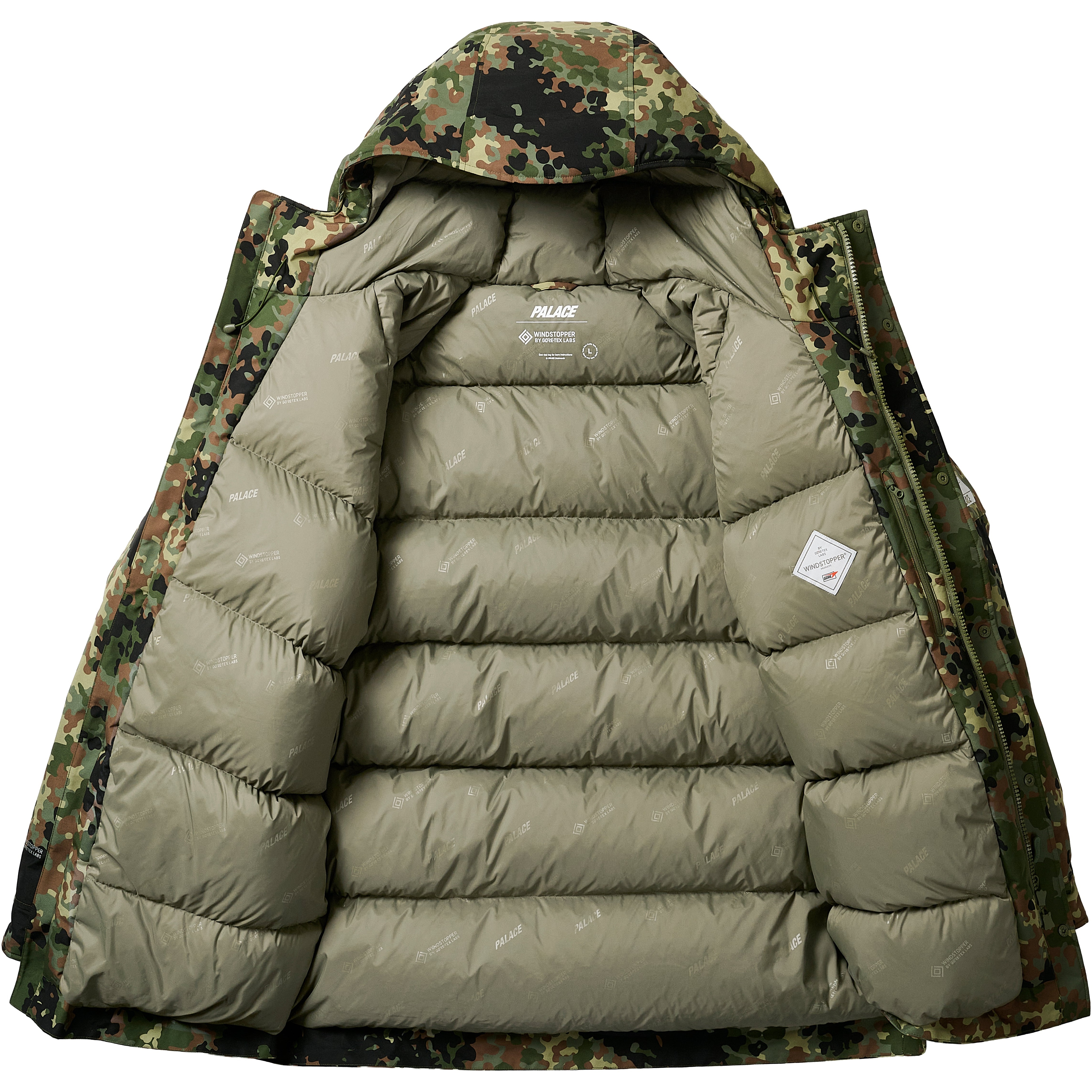Thumbnail GORE-TEX WINDSTOPPER DOWN PARKA FLECKTARN CAMO one color