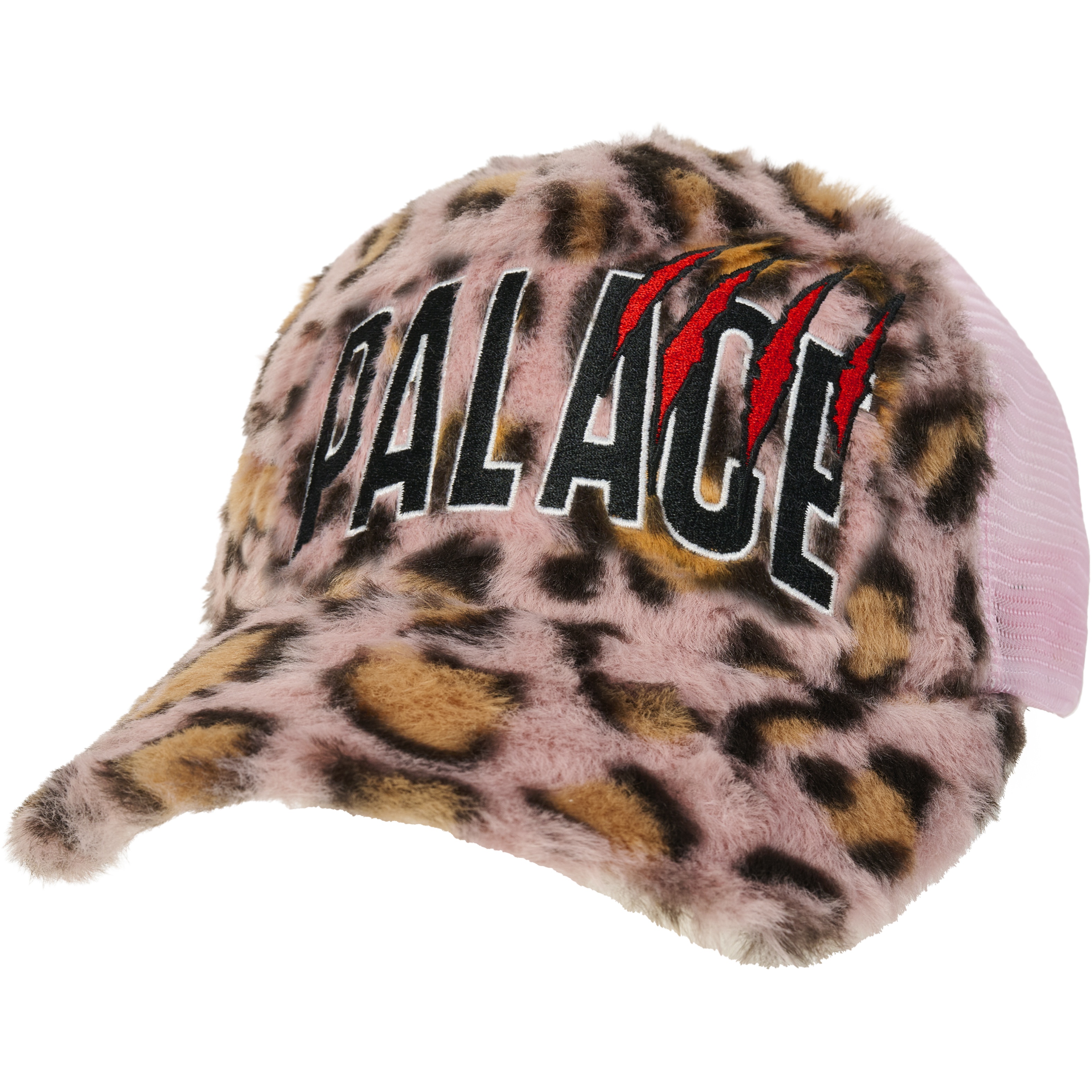 Palace CLAW FURRY TRUCKER LEOPARD PINK
