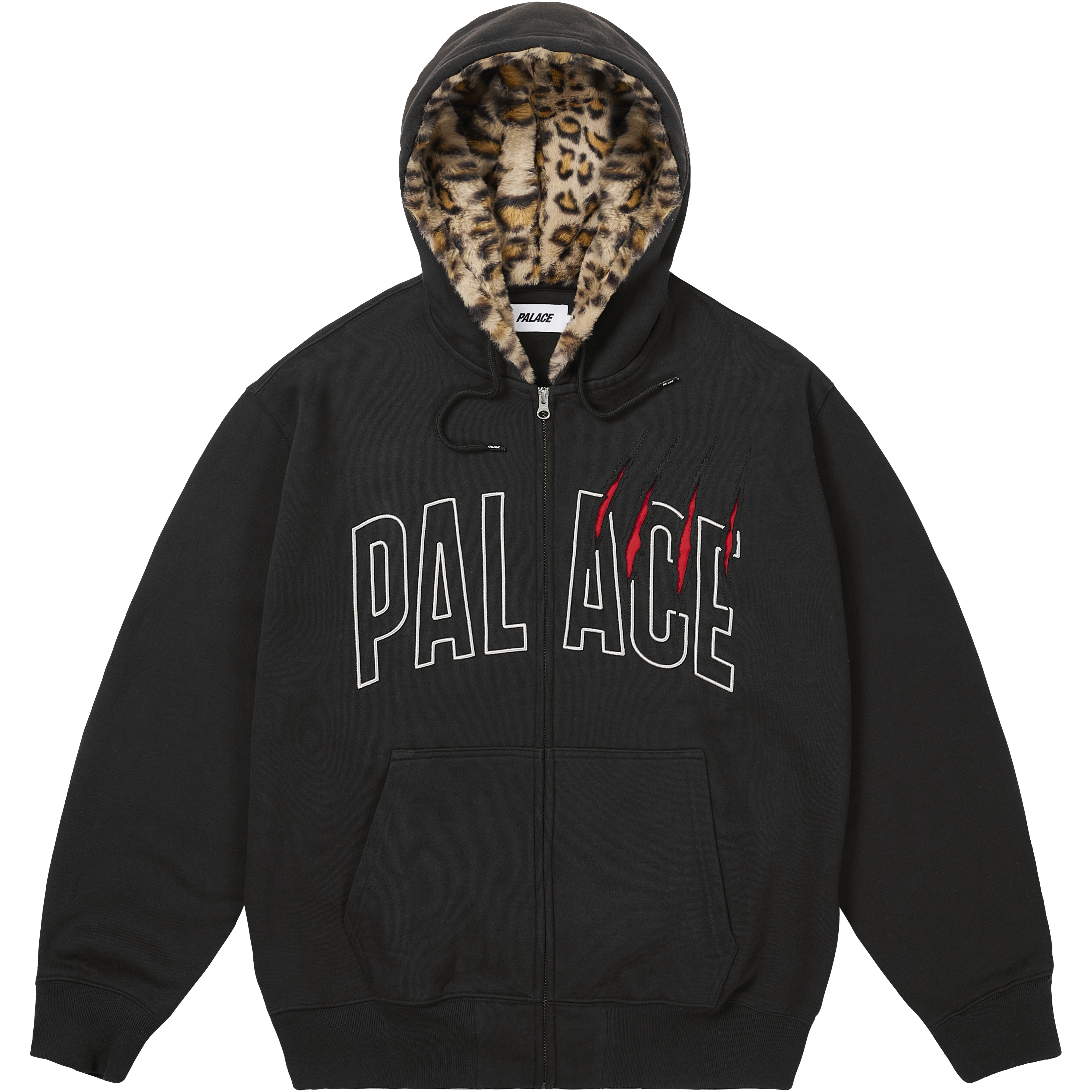 Palace CLAW ZIP HOOD BLACK
