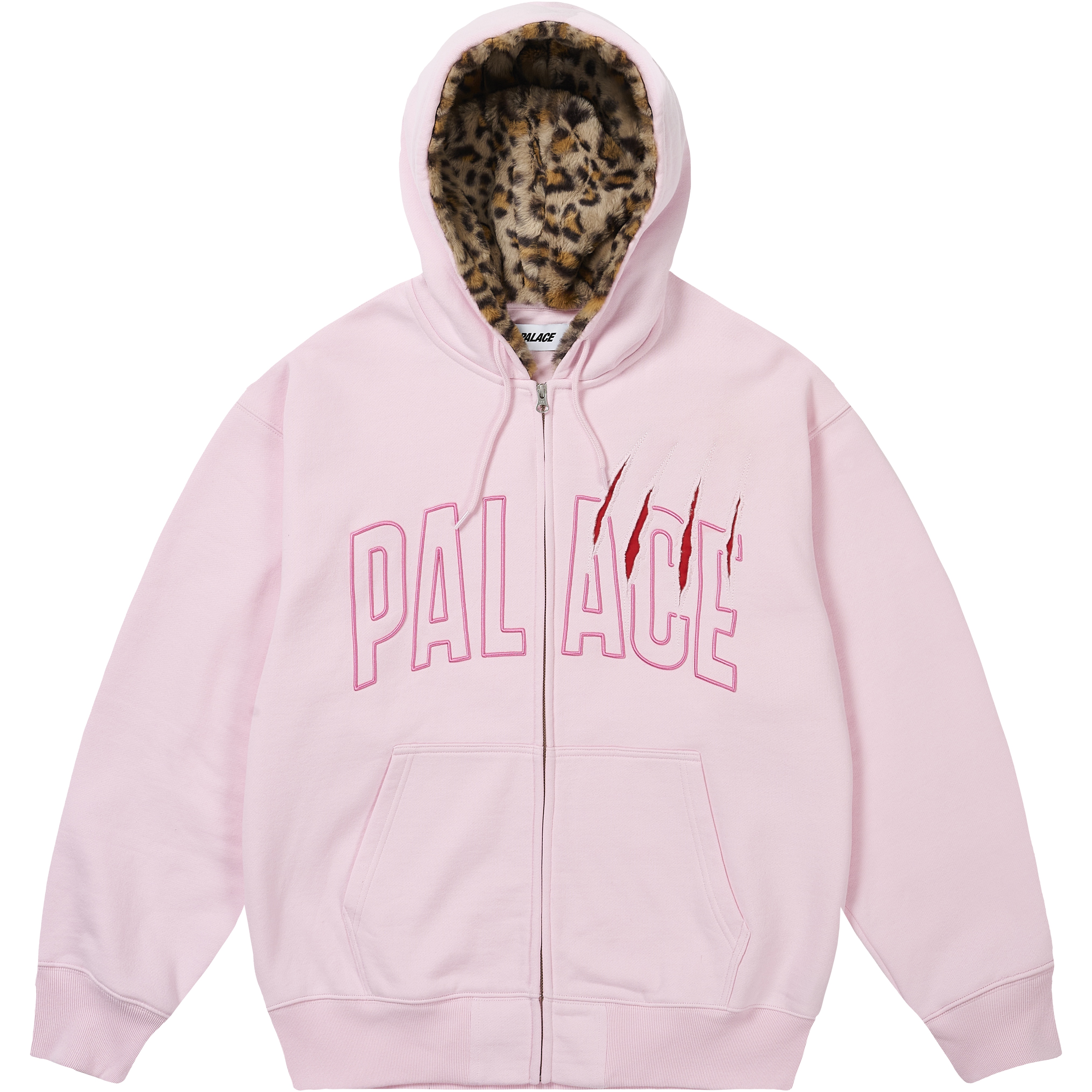 Palace CLAW ZIP HOOD LUSH FLUSH