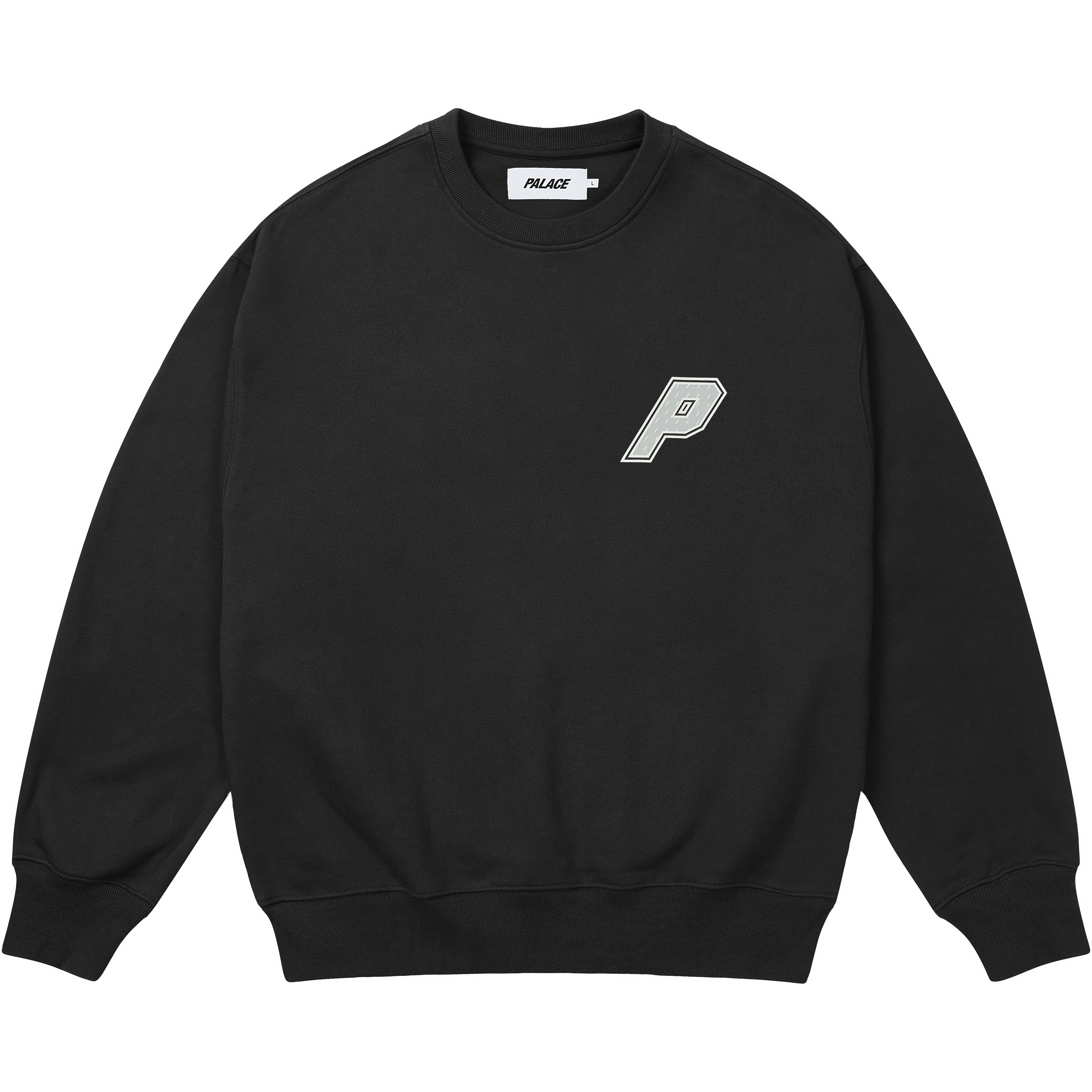 Palace COLLEGIATE P3 CREW BLACK