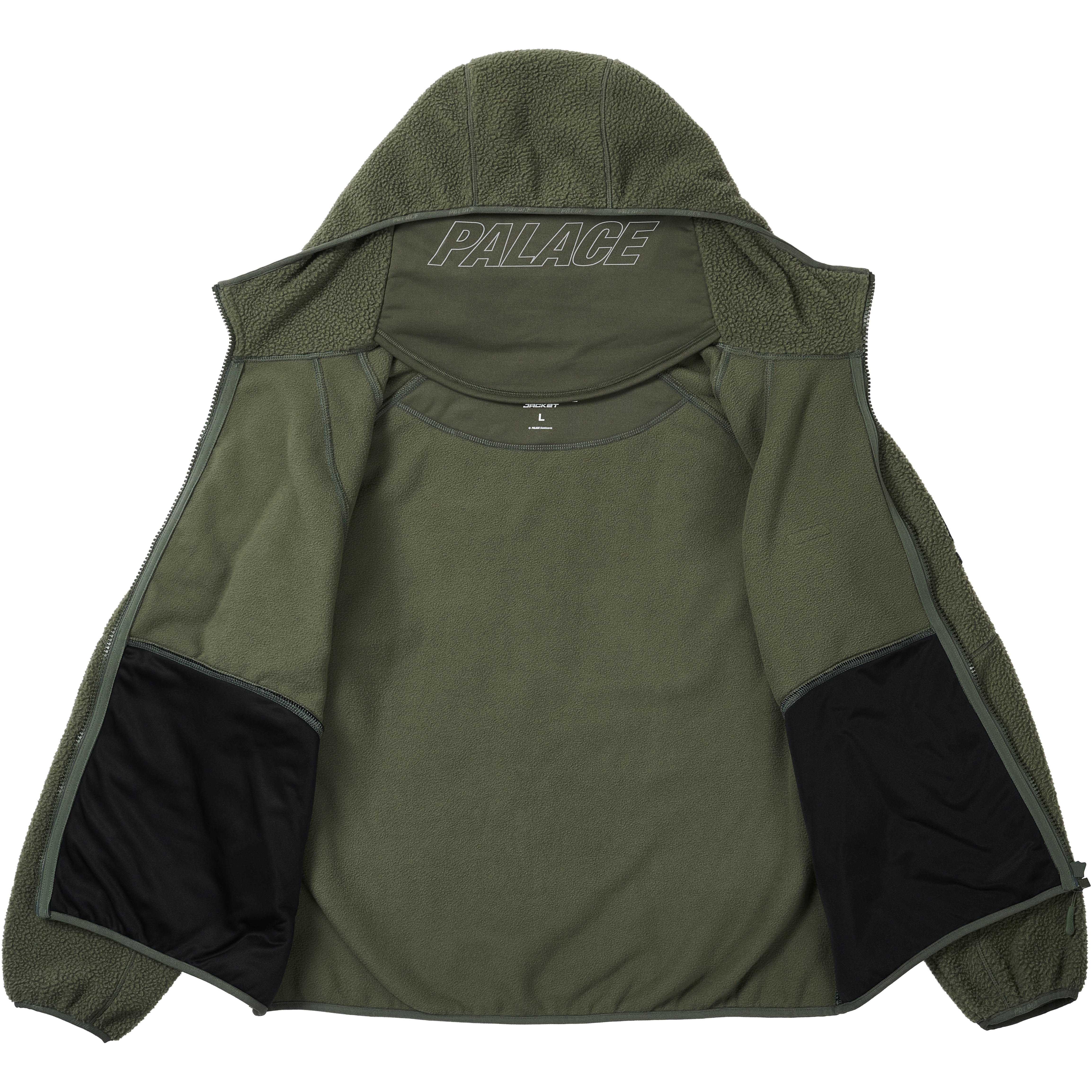 Thumbnail GETTING HIGHER THERMA FLEECE JACKET DEEP GREEN one color