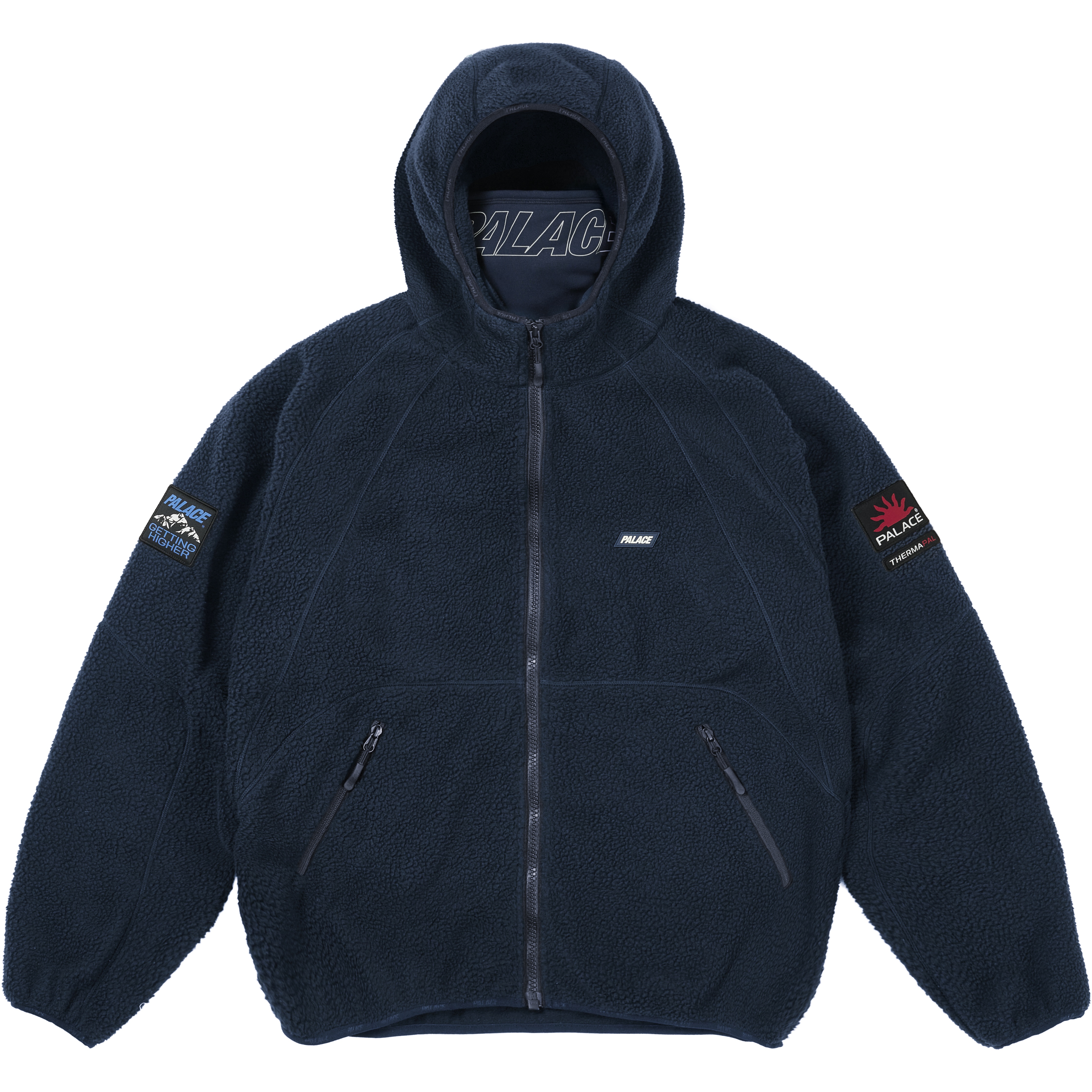 Palace GETTING HIGHER THERMA FLEECE JACKET NAVY