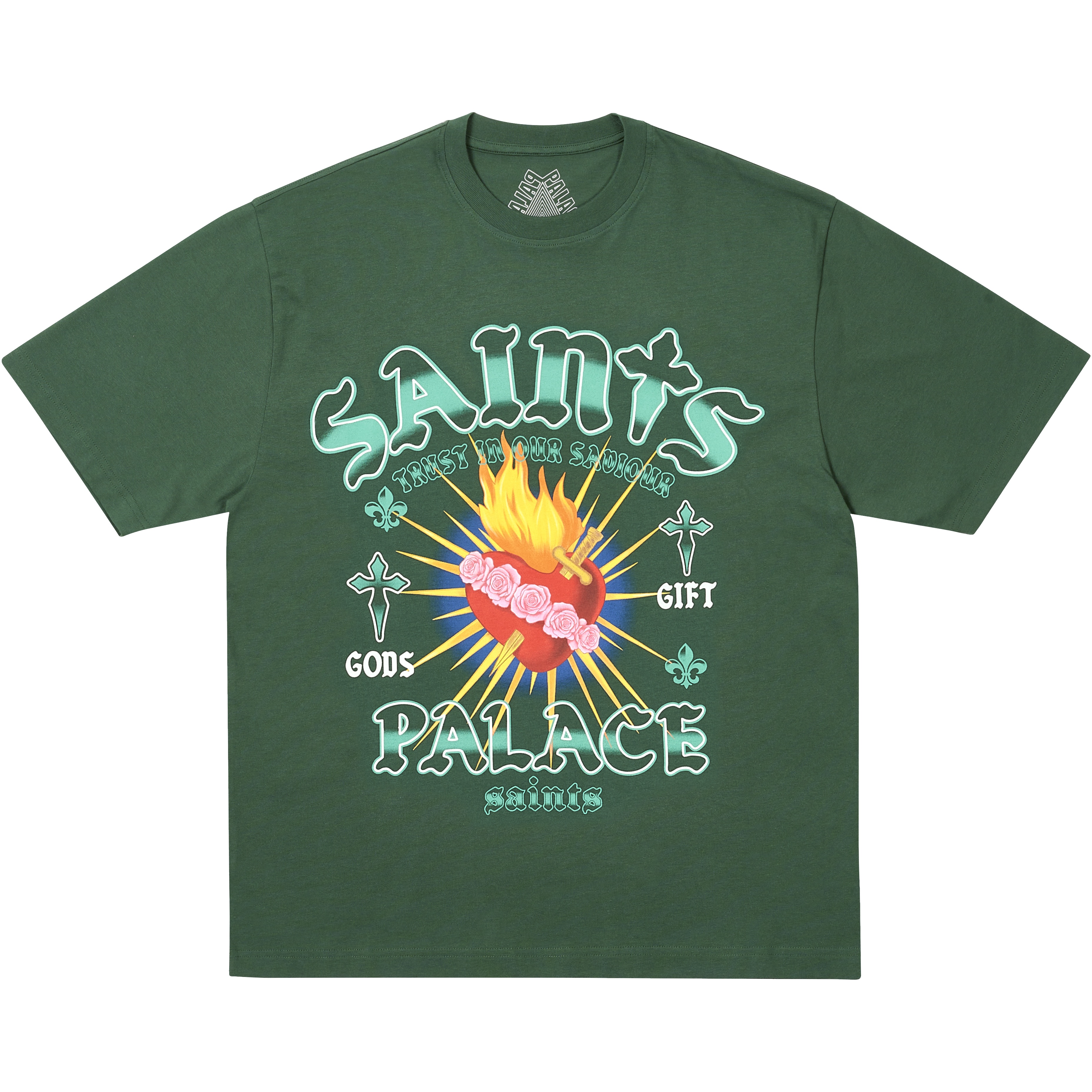 Palace GODS GIFT T-SHIRT RACEY GREEN
