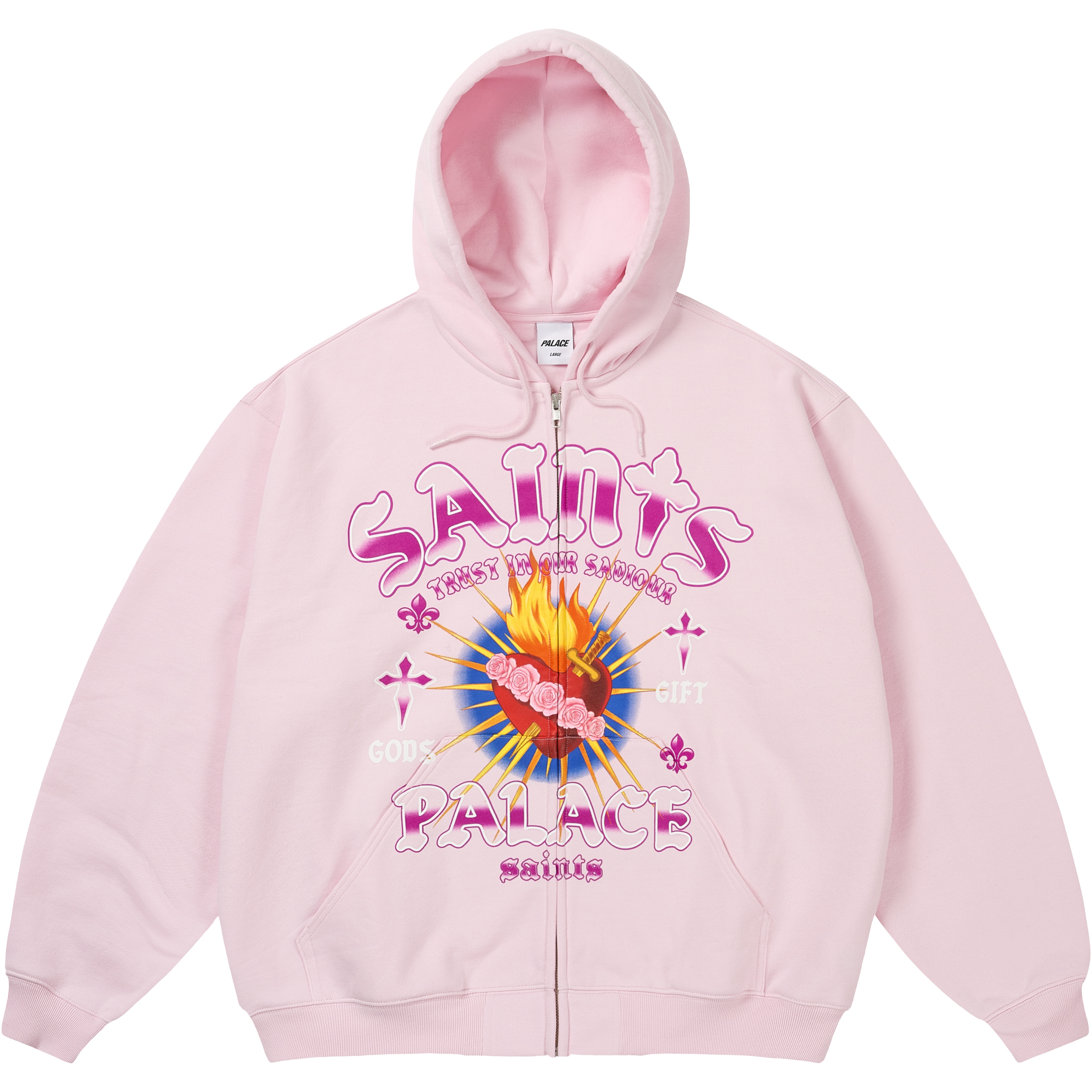 Palace GODS GIFT ZIP HOOD LUSH FLUSH