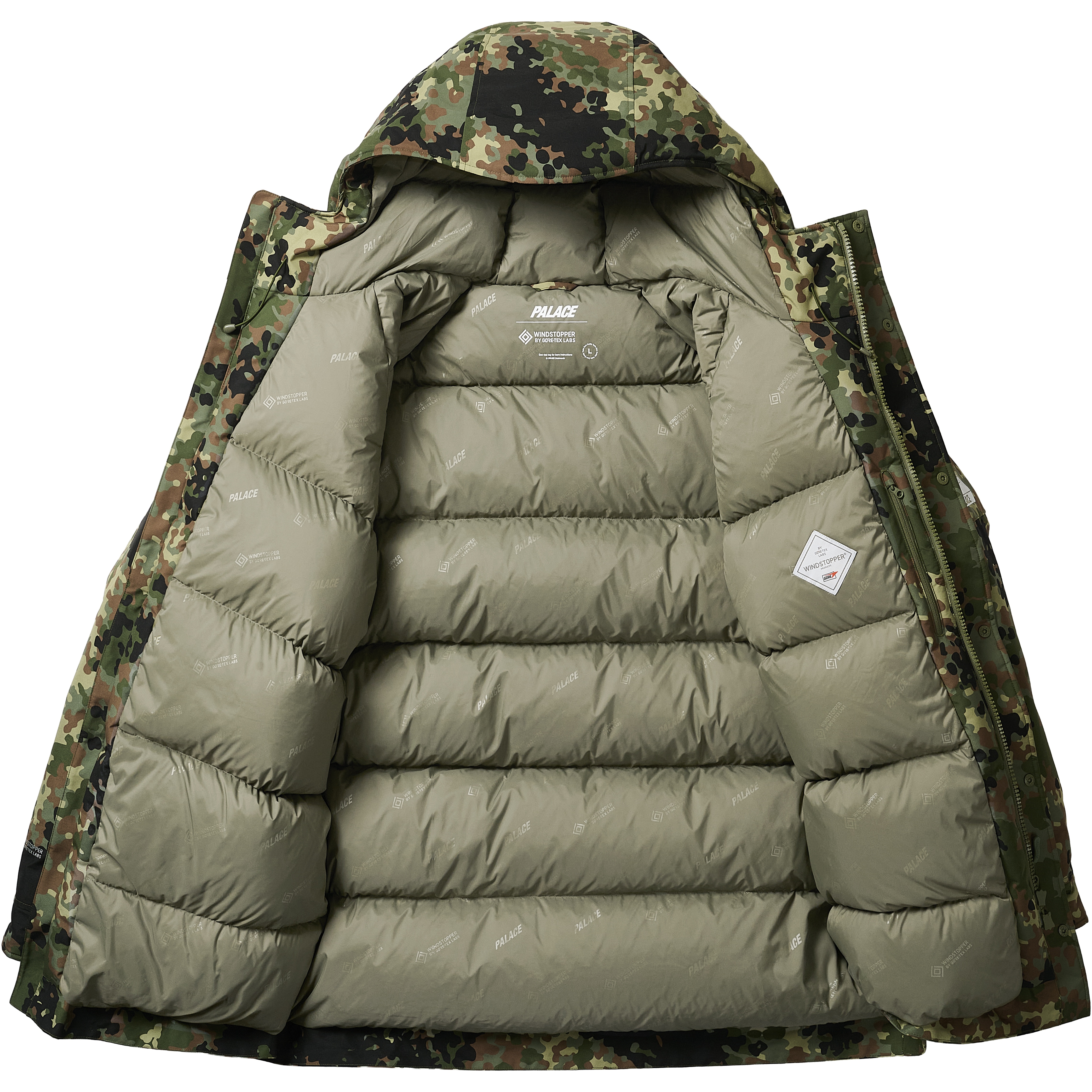 Thumbnail GORE-TEX WINDSTOPPER DOWN PARKA FLECKTARN CAMO one color