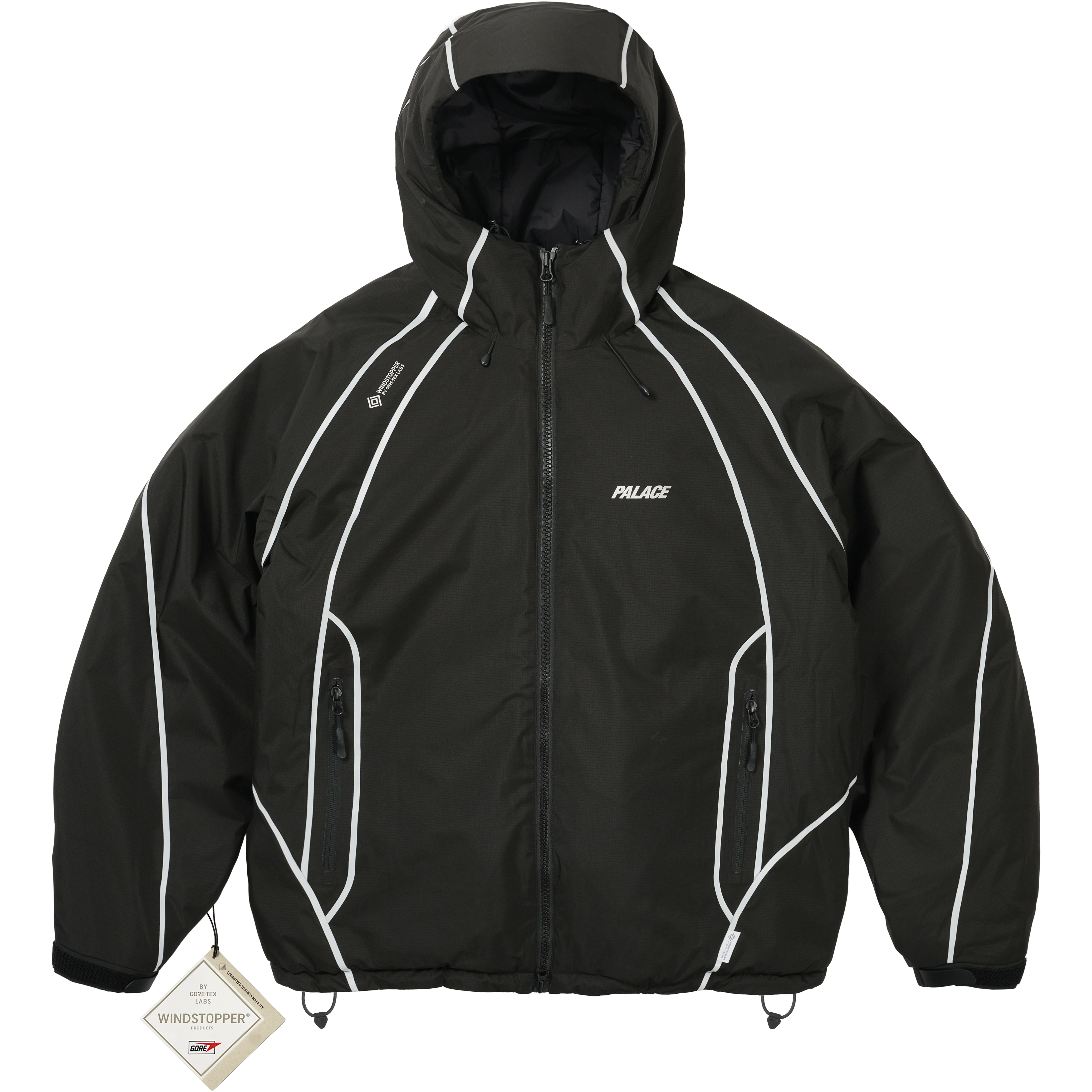 Palace GORE-TEX WINDSTOPPER ILLUMINATOR JACKET BLACK