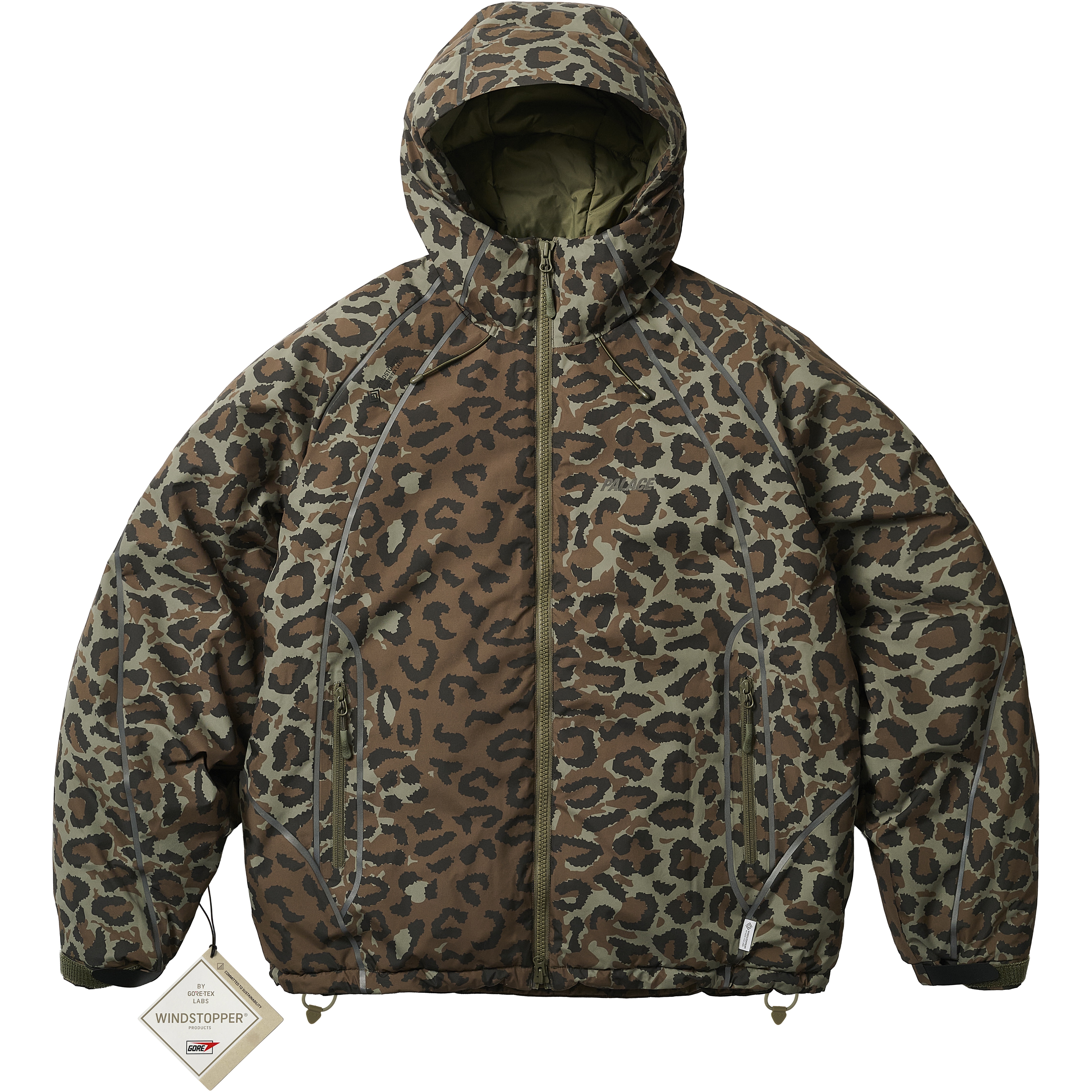 Palace GORE-TEX WINDSTOPPER ILLUMINATOR JACKET CHEETAH