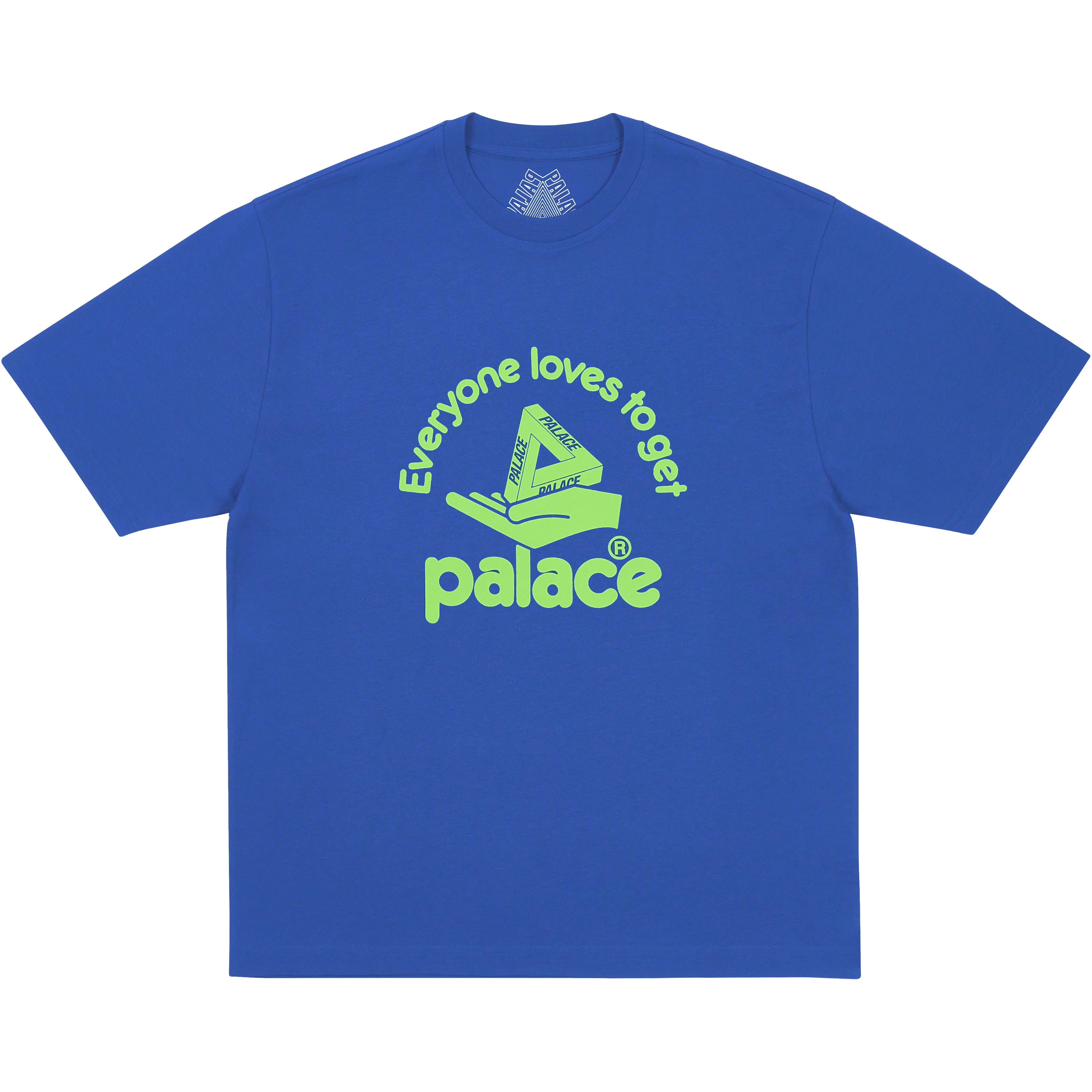 Palace HAND OUT T-SHIRT BLUE BERRY